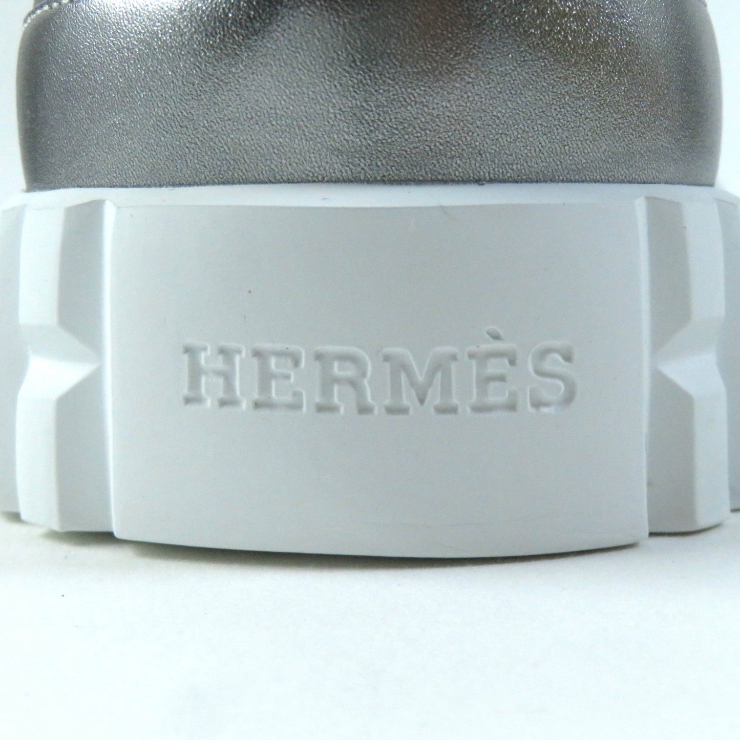 HERMES sneakers Main: Leather Silver Cross Women 35  d