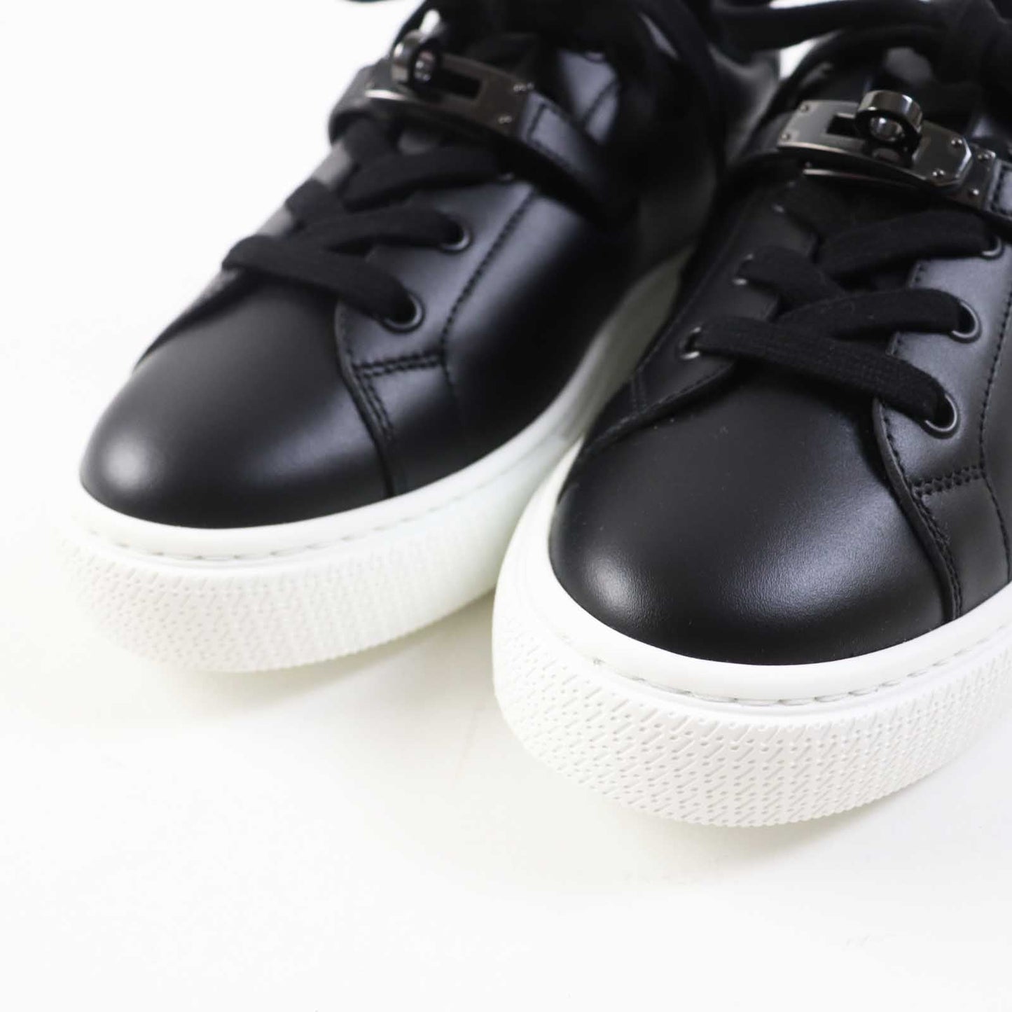 HERMES sneakers Main: Leather black DAY Women 37  d