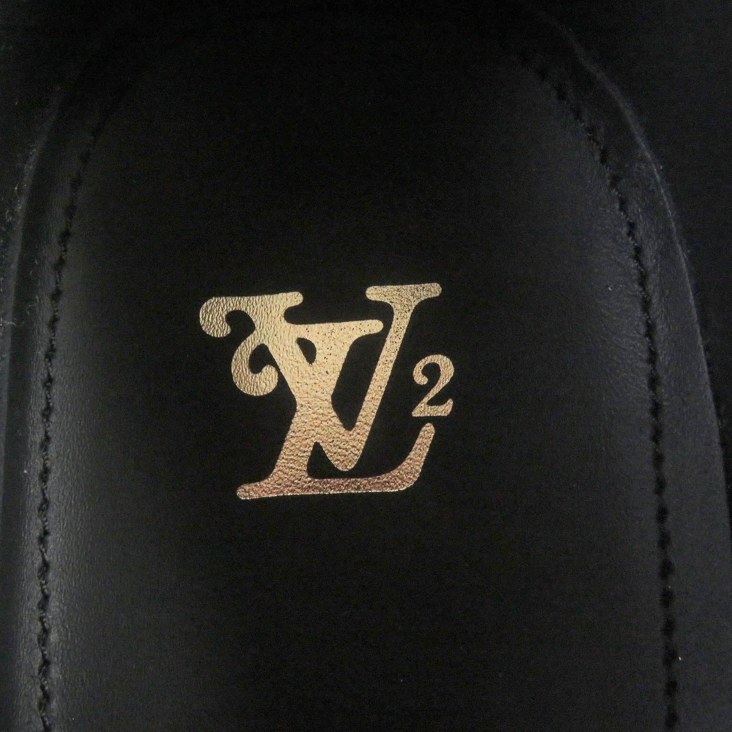 LOUIS VUITTON Dress shoes Main: Leather black Voltaire Line Richelieu mens 6  d
