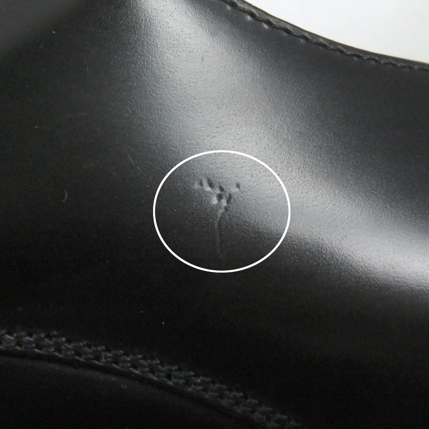 LOUIS VUITTON Dress shoes Main: Leather black Voltaire Line Richelieu mens 6  d