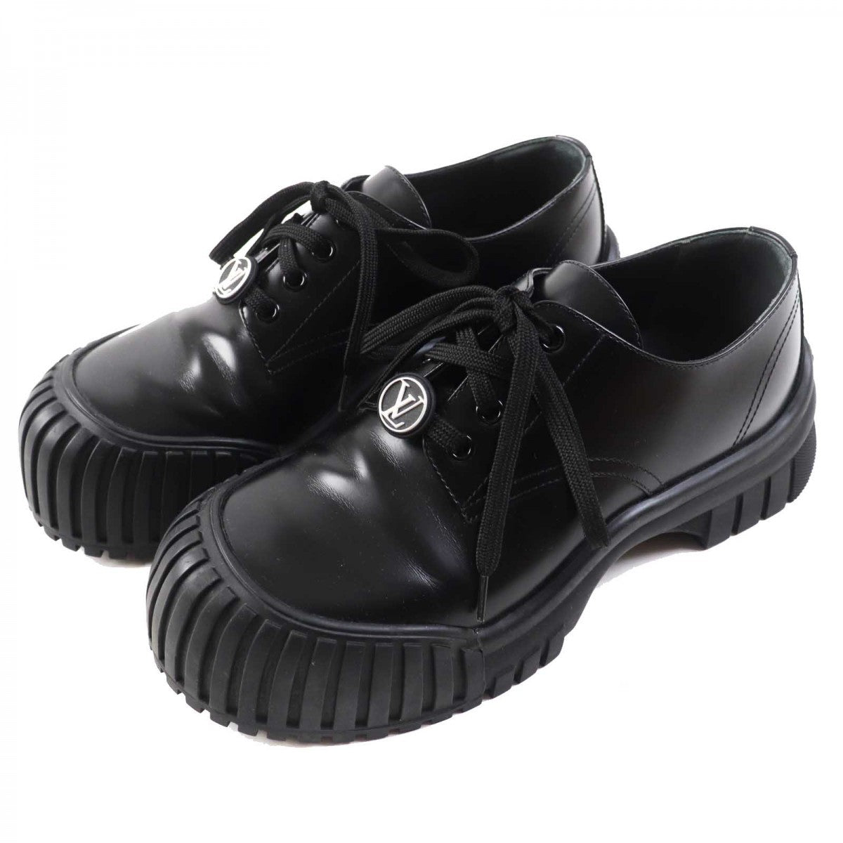 LOUIS VUITTON Leather shoes Main: Leather, Part: Rubber black Ruby Line Women 38
