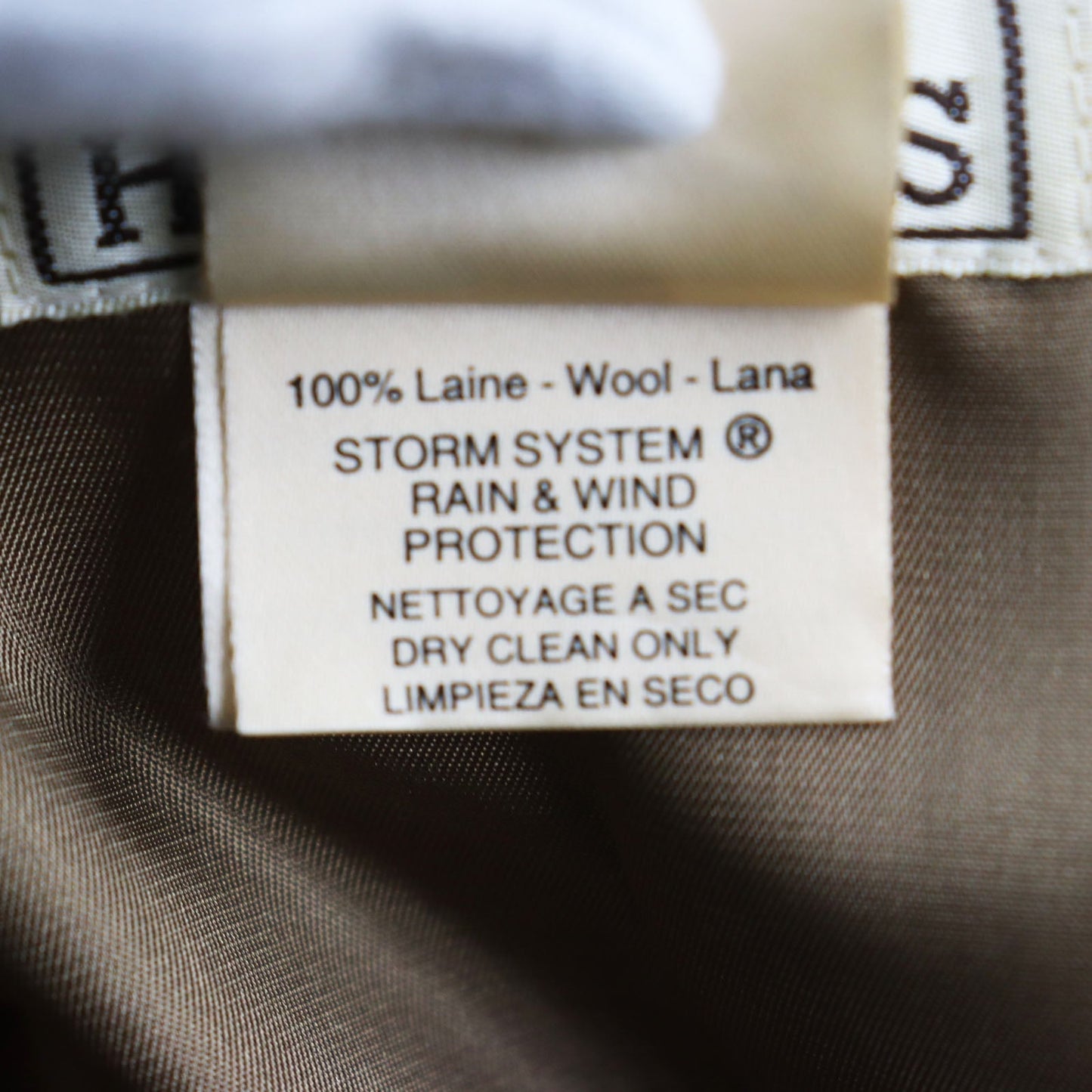 HERMES Stainless collar coat Outer: 100% wool, Lining: 100% acetate Brown type iridescent mens 52  d
