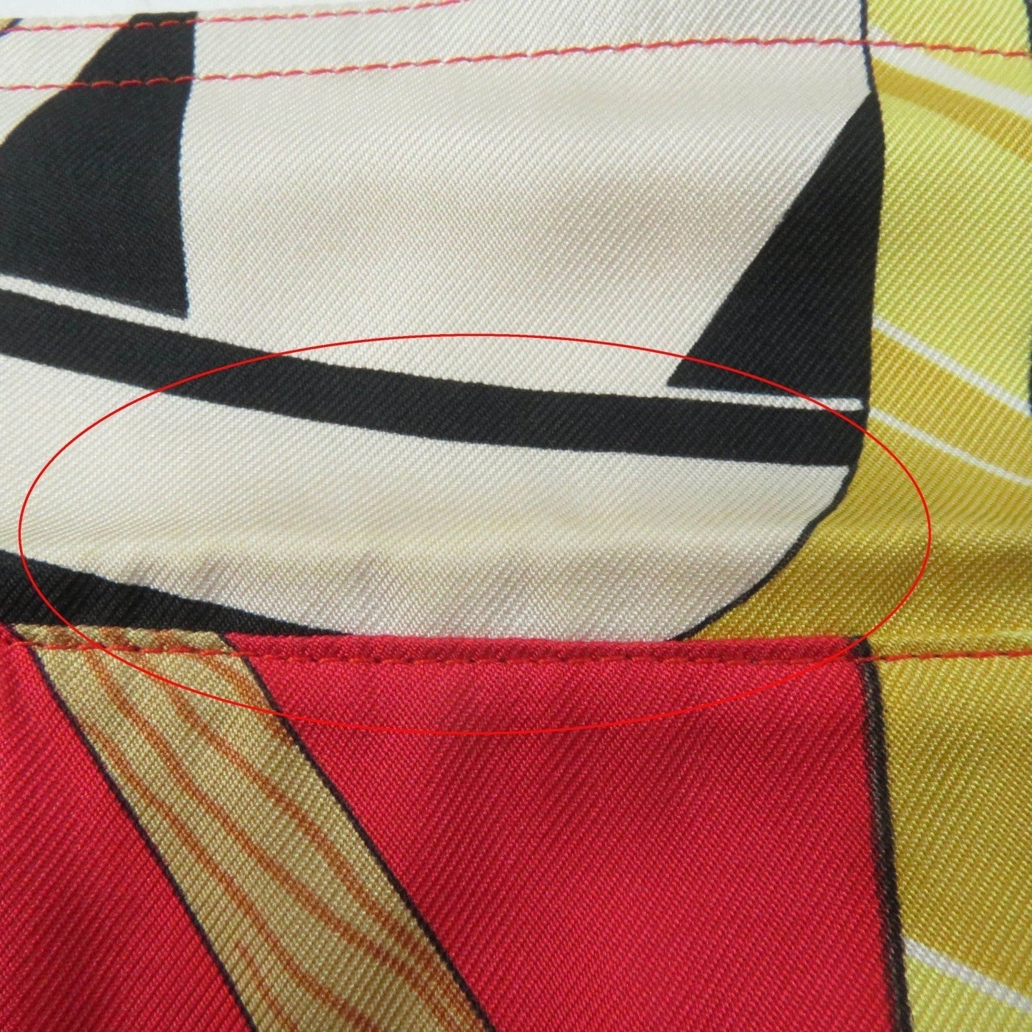 HERMES Short sleeve shirt Main: 100% silk Multi Women 38  d