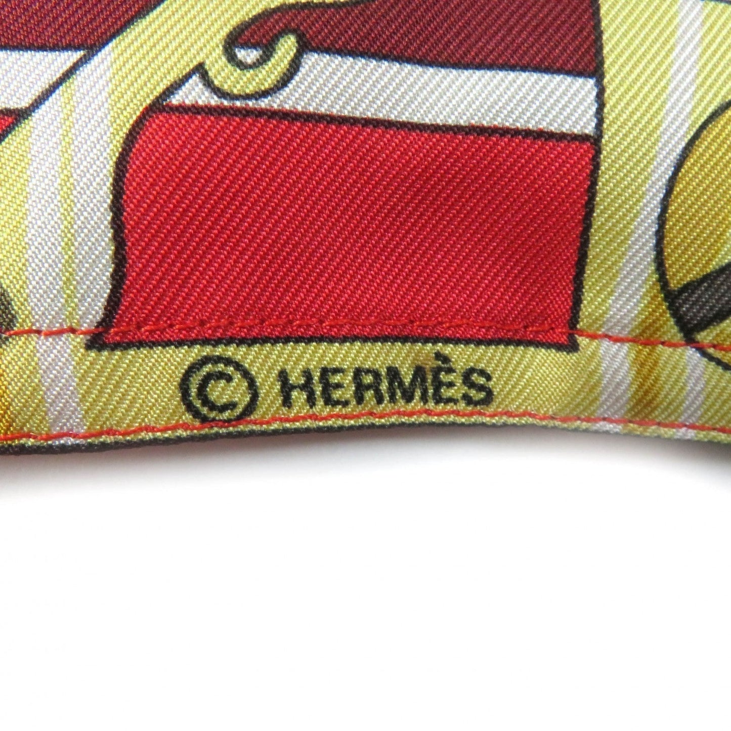 HERMES Short sleeve shirt Main: 100% silk Multi Women 38  d