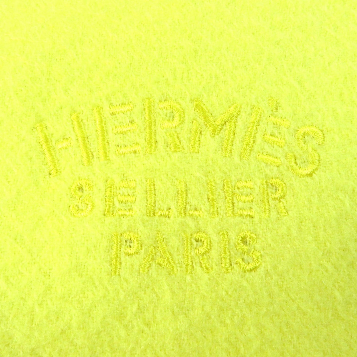 HERMES shawl Main: 100% cashmere yellow Women  d