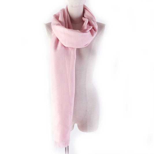 HERMES Stall H262494S Main: 85% cashmere, Main: 15% silk pink Women  d