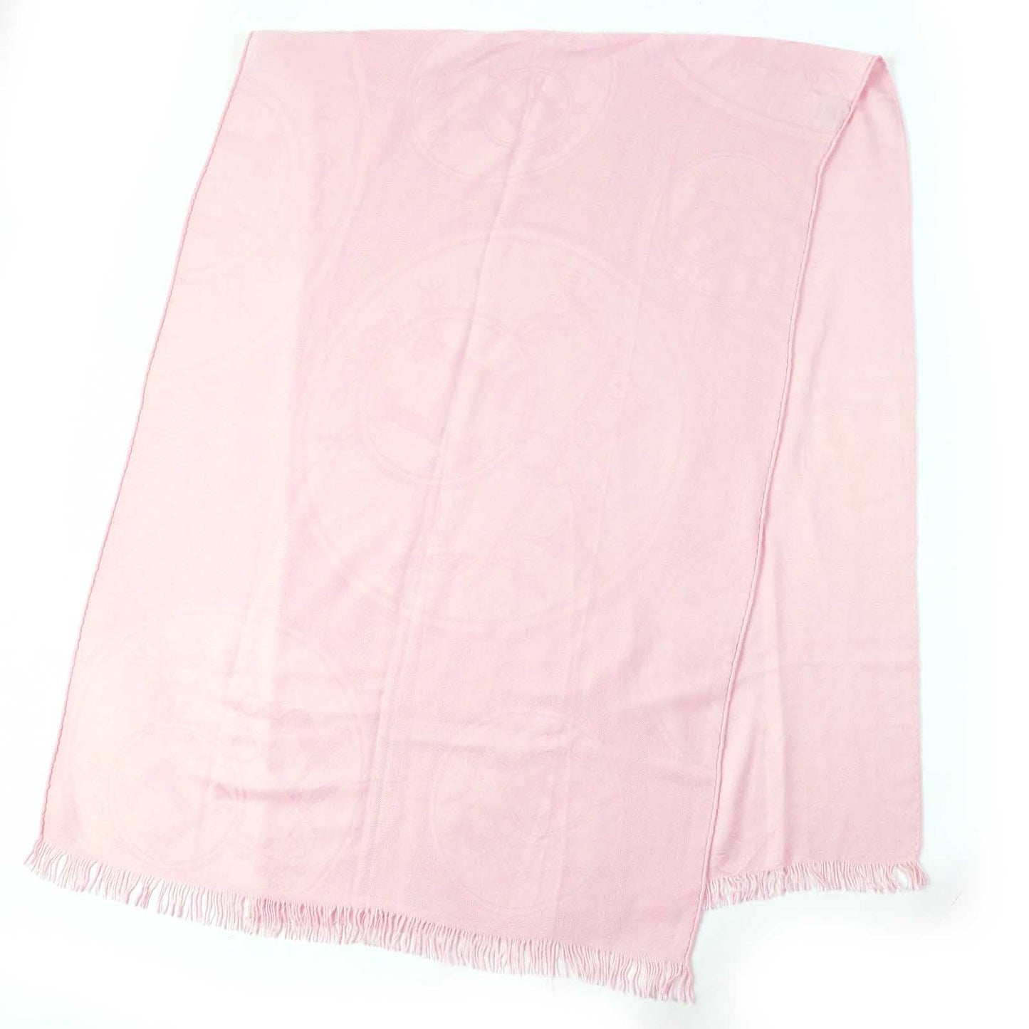 HERMES Stall H262494S Main: 85% cashmere, Main: 15% silk pink Women  d