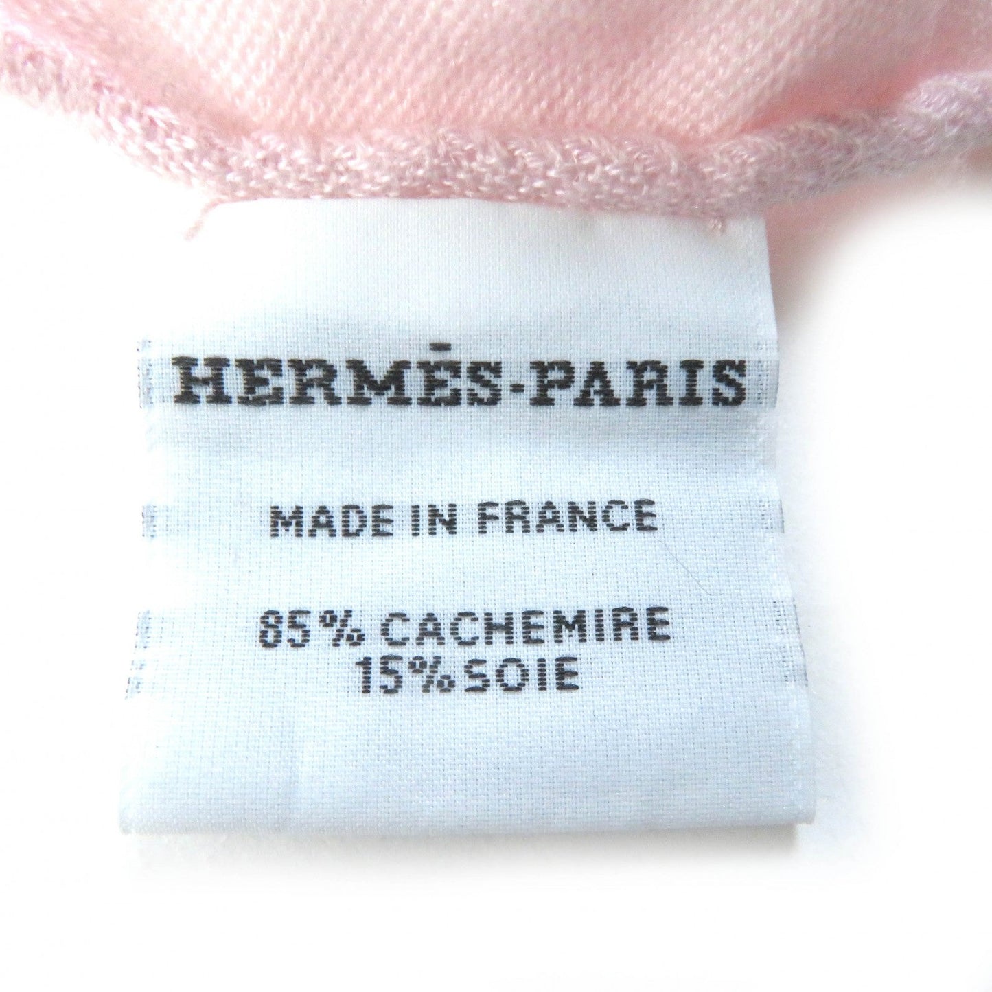 HERMES Stall H262494S Main: 85% cashmere, Main: 15% silk pink Women  d
