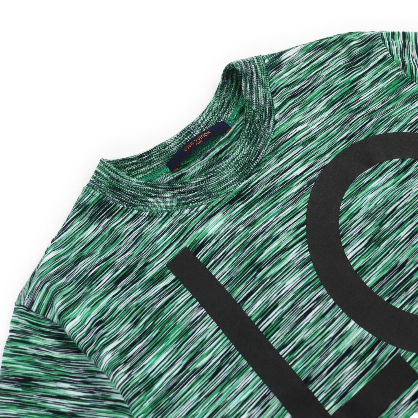 LOUIS VUITTON Short sleeve T-shirt HGY12W Main: 100% cotton green mens S