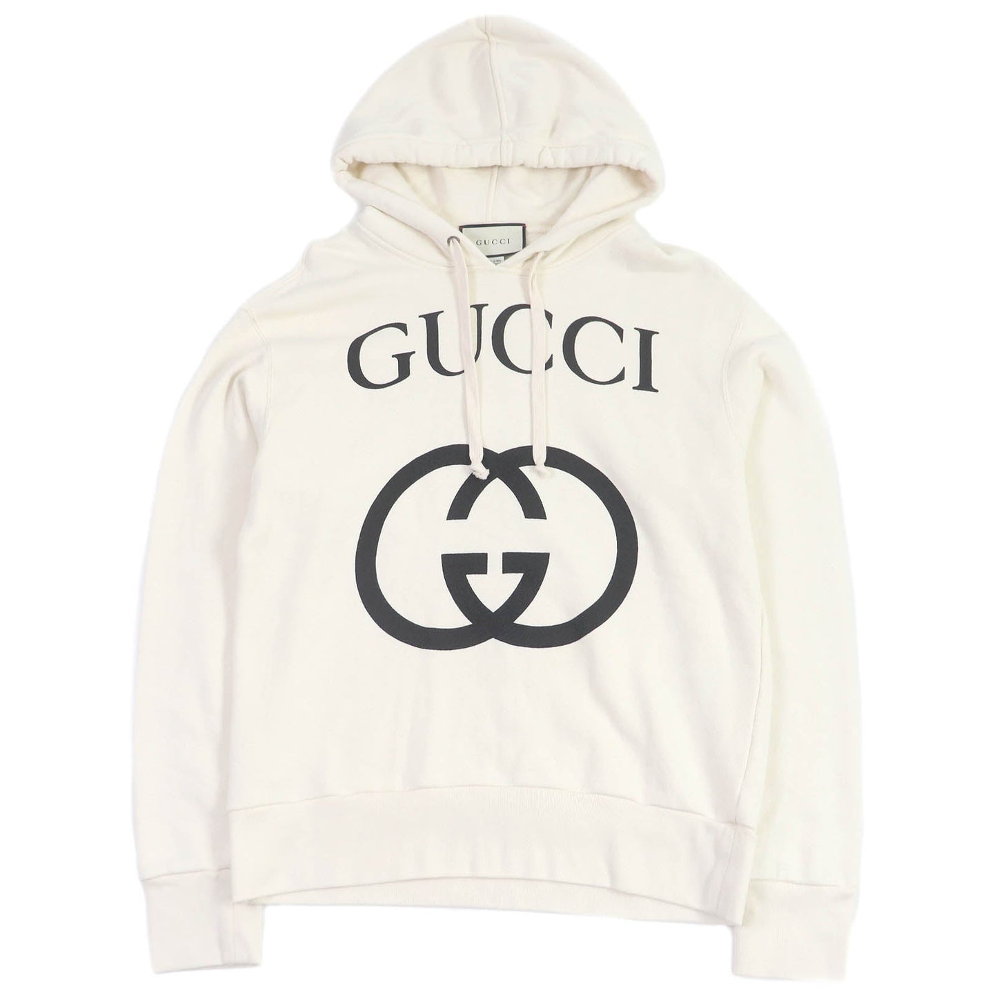 GUCCI Hoodie 475374 Main: 100% cotton Ivory mens XS