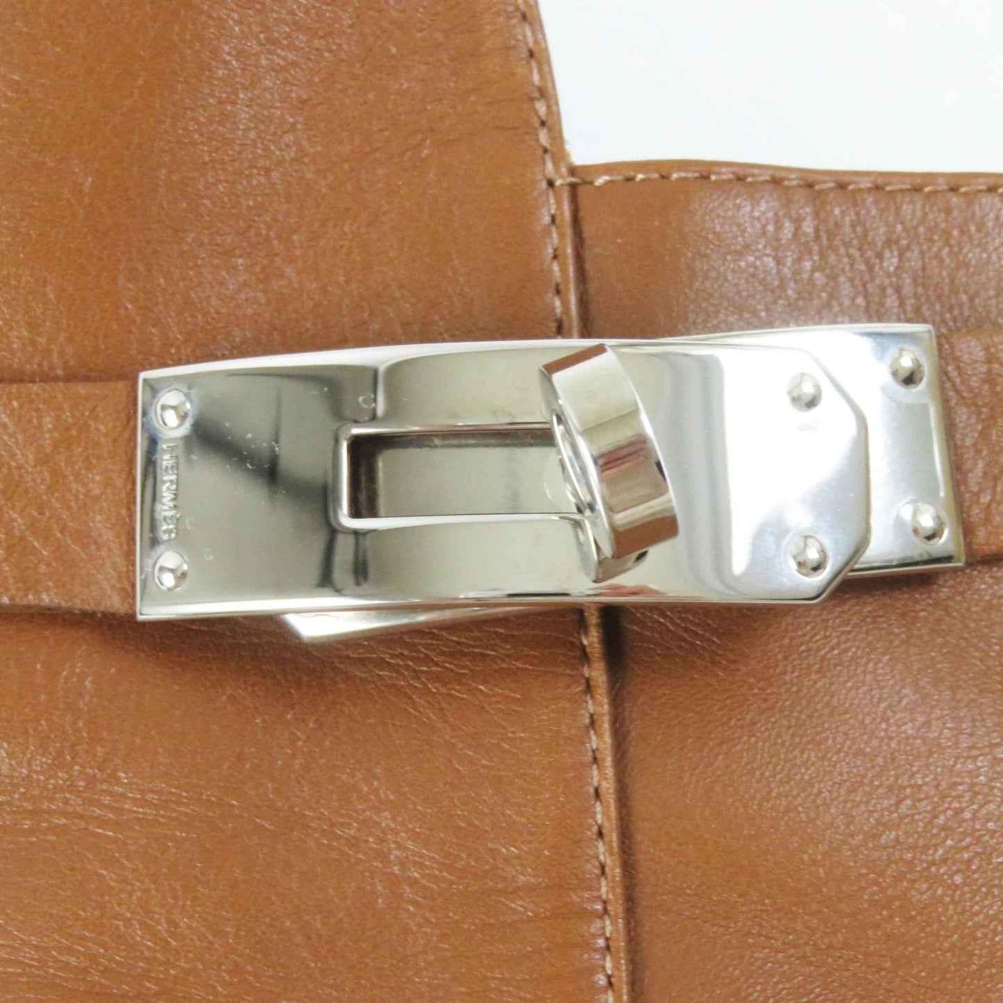 HERMES short boots leather Brown JOUE  38.5