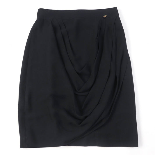 CHANEL Tight Skirt P43905V31200 Main: 100% silk, Lining: 100% silk black Women 40