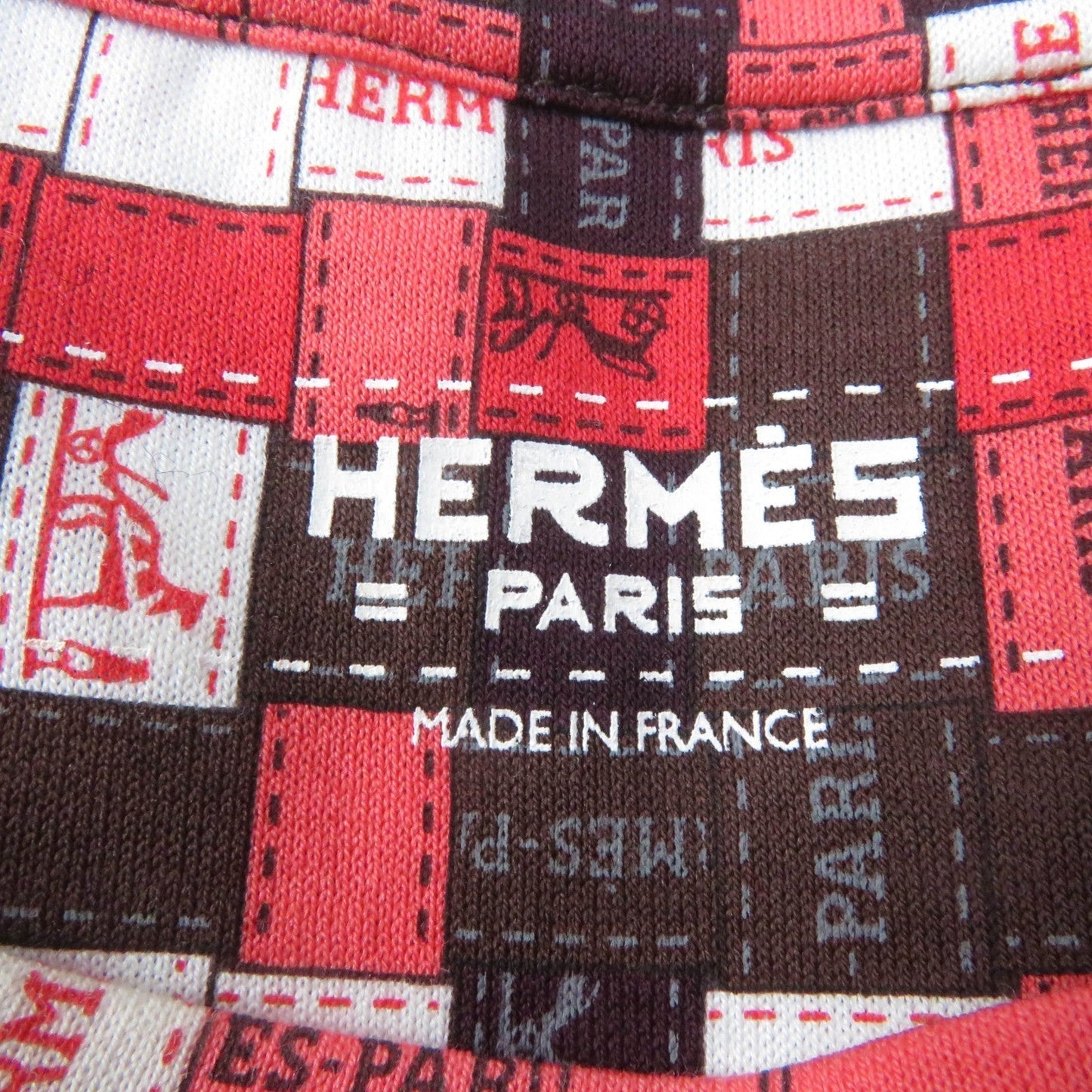 HERMES Short sleeve T-shirt cotton multicolor 34