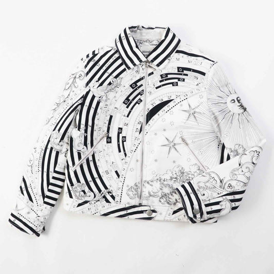 HERMES setup 3H0258DU/3H0353DI cotton White black Astrologie Remix
