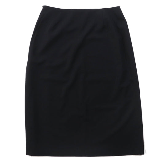 HERMES skirt wool black Margiela period 36