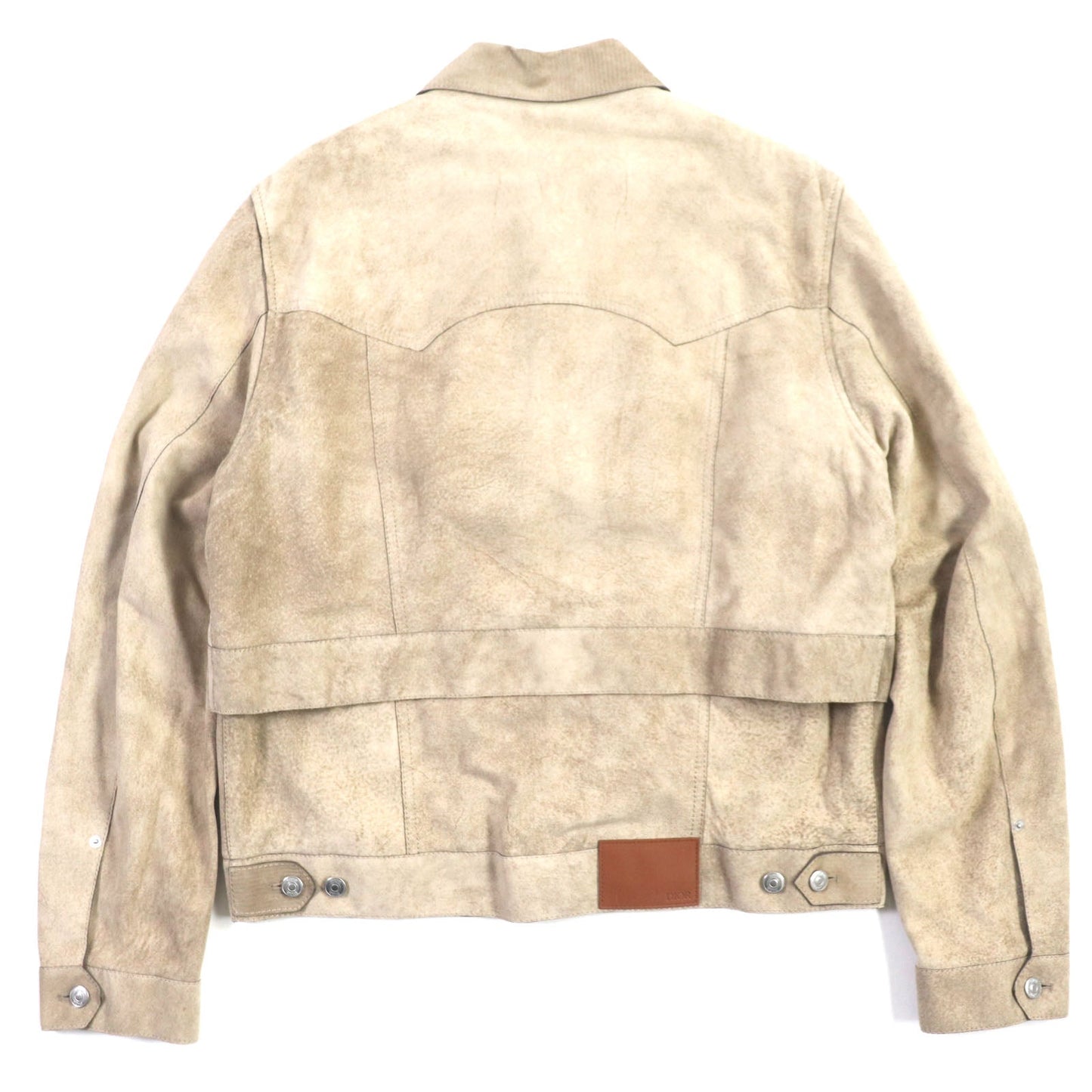 Dior×Cactus Jack Leather Jacket Sheep Leather Jacket