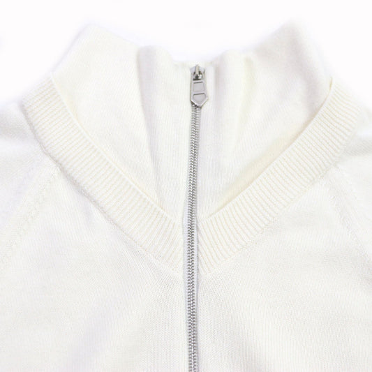 HERMES cardigan cotton Ivory S