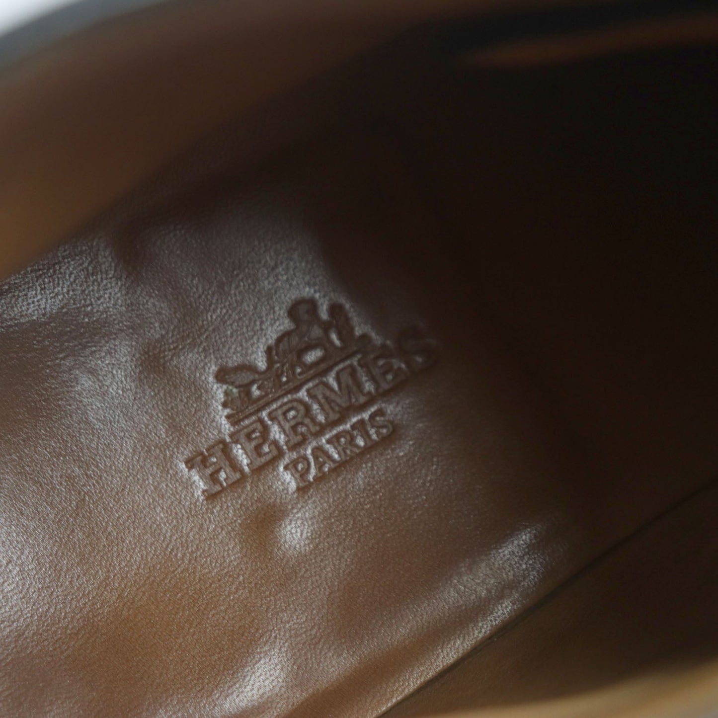 HERMES Ankle boots Main: Leather Dark brown mens 40 1/2  d