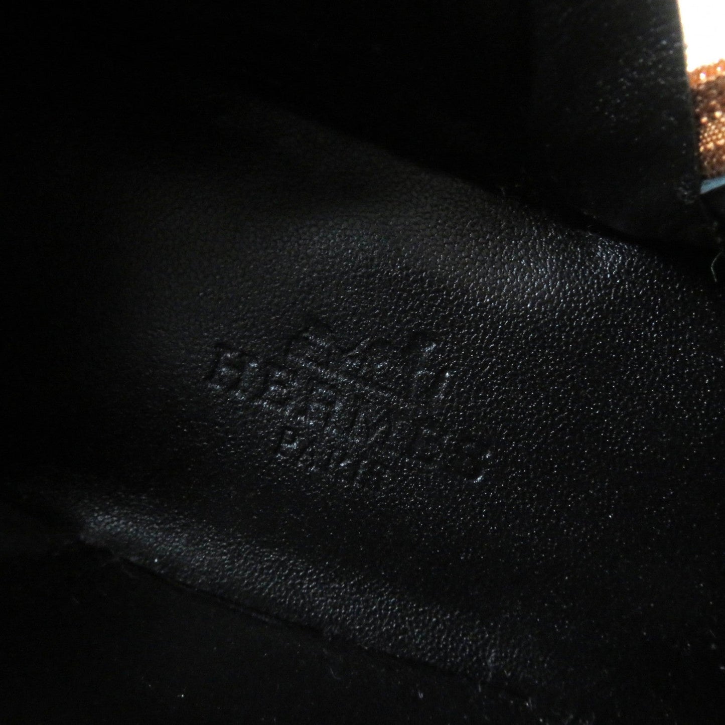 HERMES short boots 232082Z Main: suede leather, part: leather Brown Women 35  d