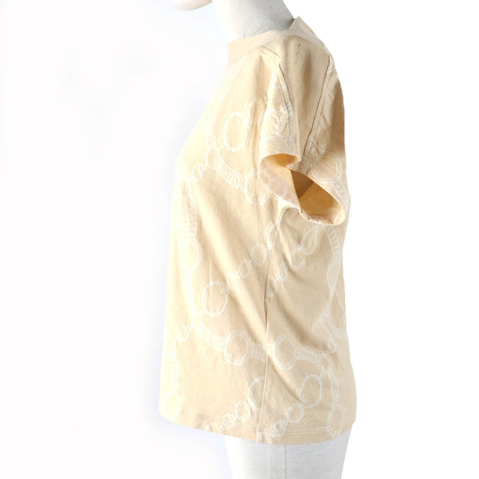 HERMES tops 2E4607DZ Main: 100% cotton beige Women 36  d