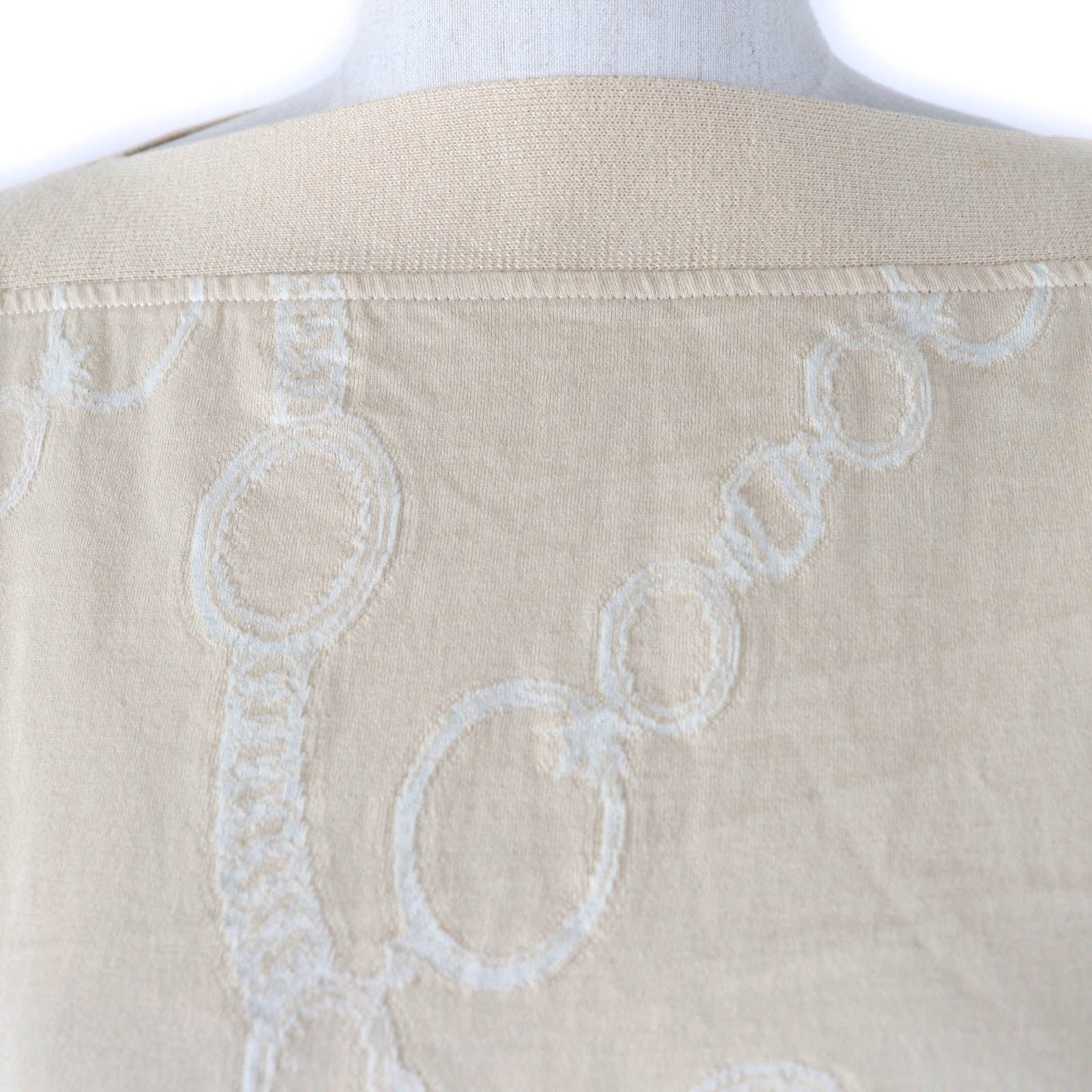 HERMES tops 2E4607DZ Main: 100% cotton beige Women 36  d
