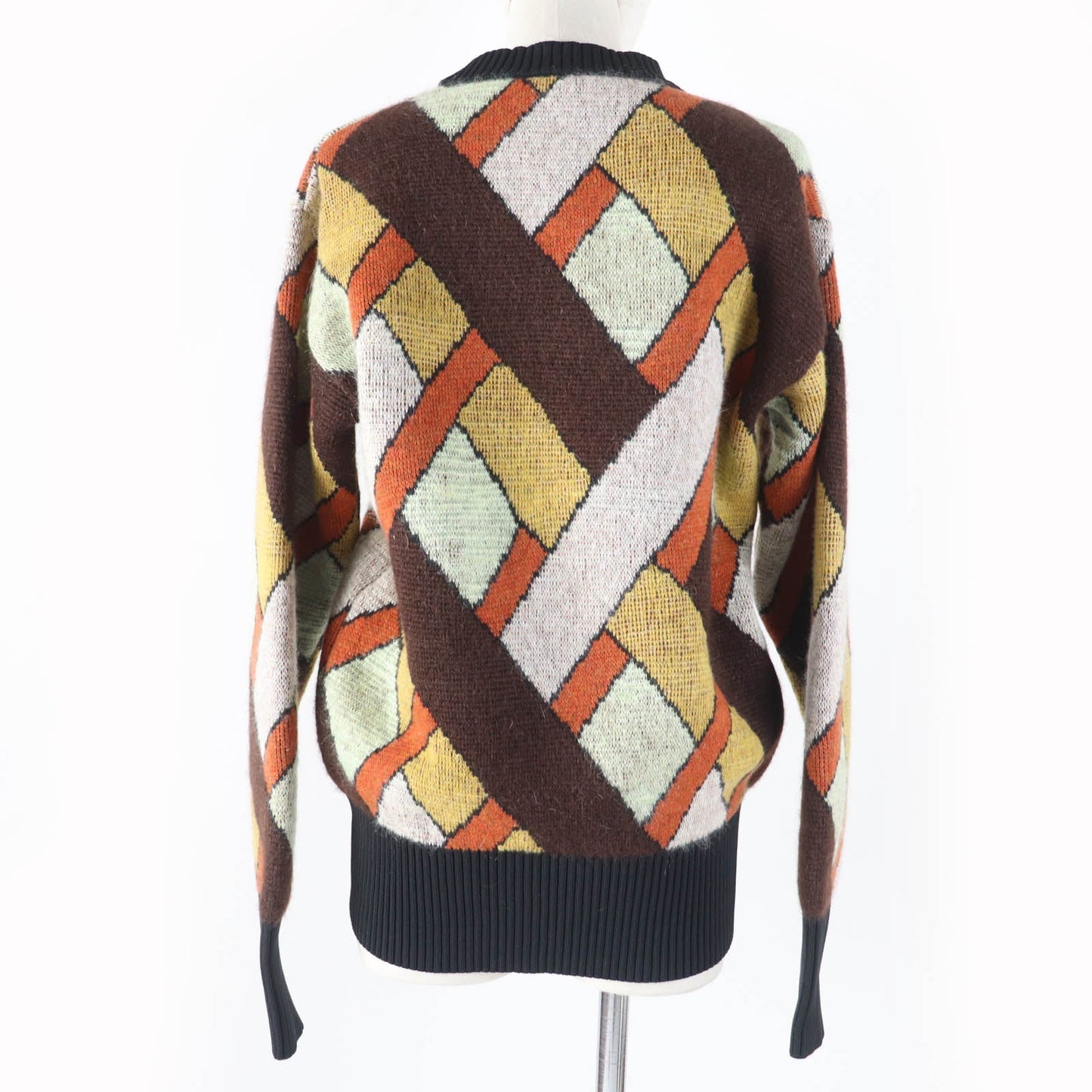 LOUIS VUITTON knit 1AAMCF Main: 41% wool, Main: 35% mohair, Main: 24% nylon, Part: cowhide multicolor Women S