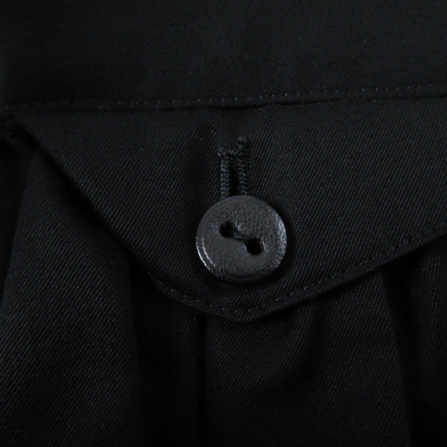 HERMES skirt Main: 100% cotton, some parts: sheep leather black Women 42  d