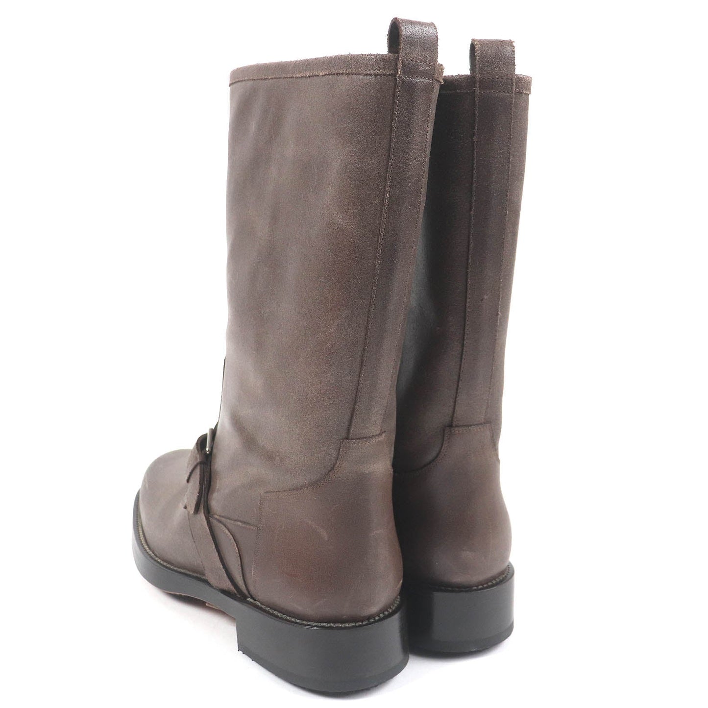 HERMES boots Main: Leather Brown mens 40  d