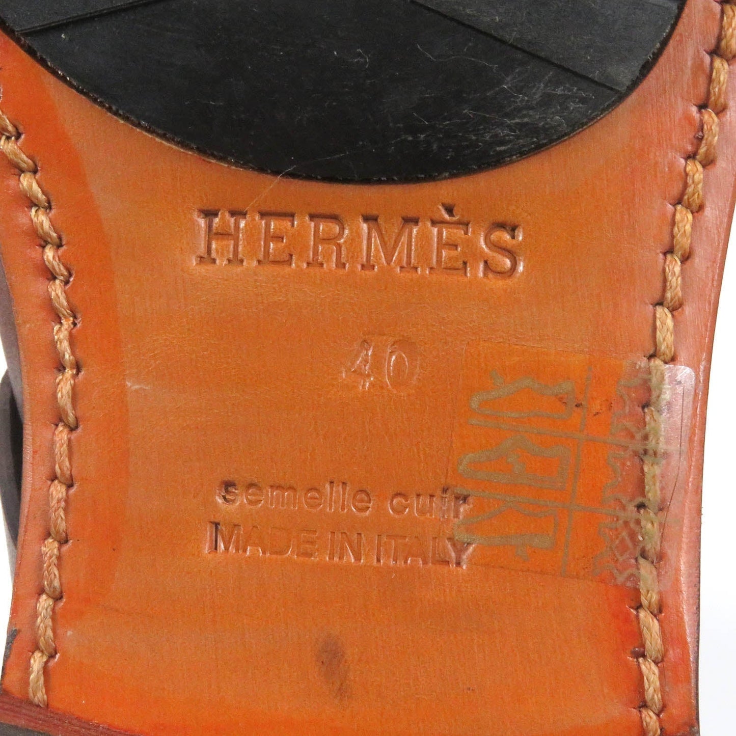 HERMES boots Main: Leather Brown mens 40  d