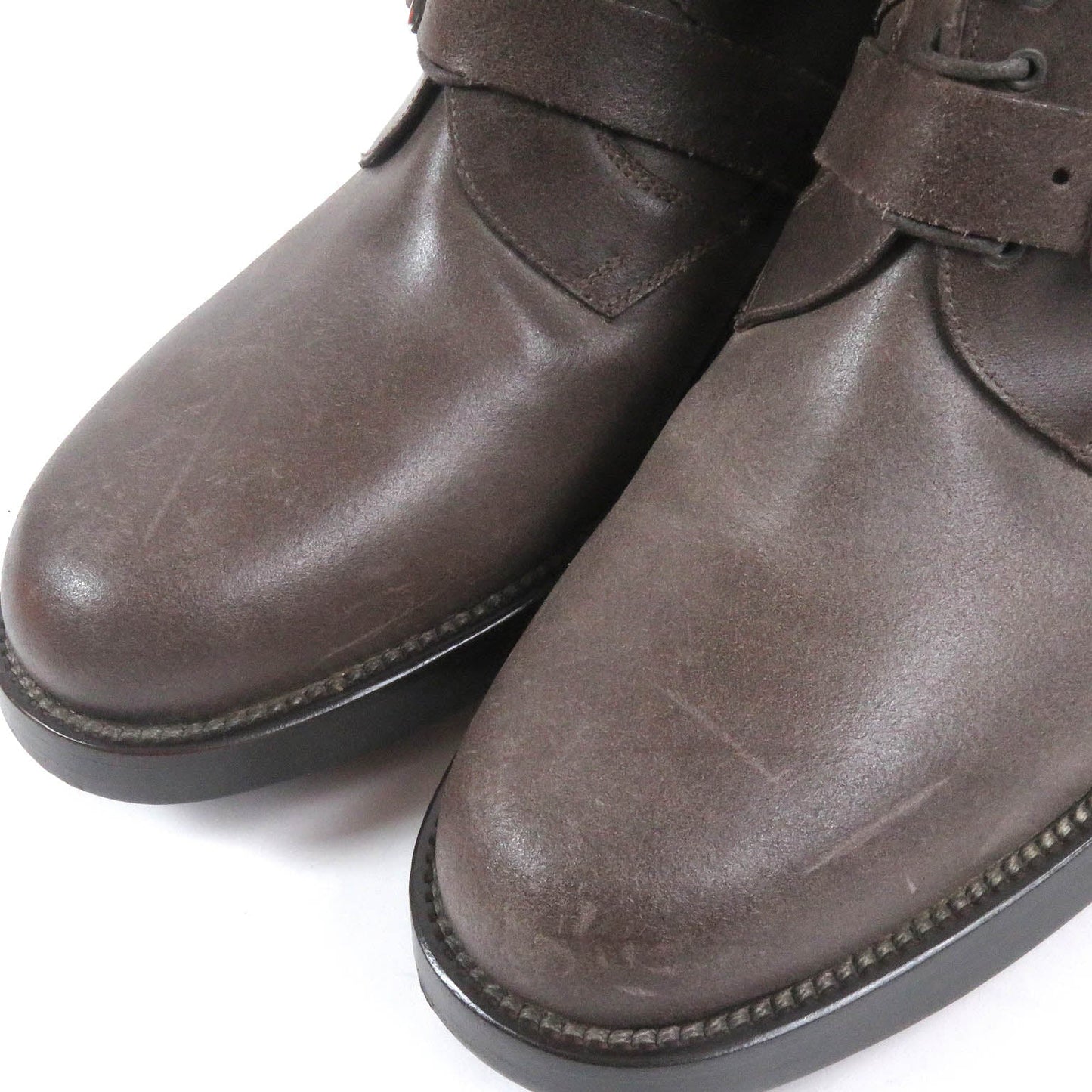 HERMES boots Main: Leather Brown mens 40  d