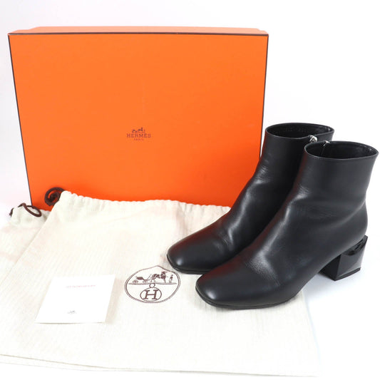 HERMES Ankle boots Main: Leather black Women 36  d