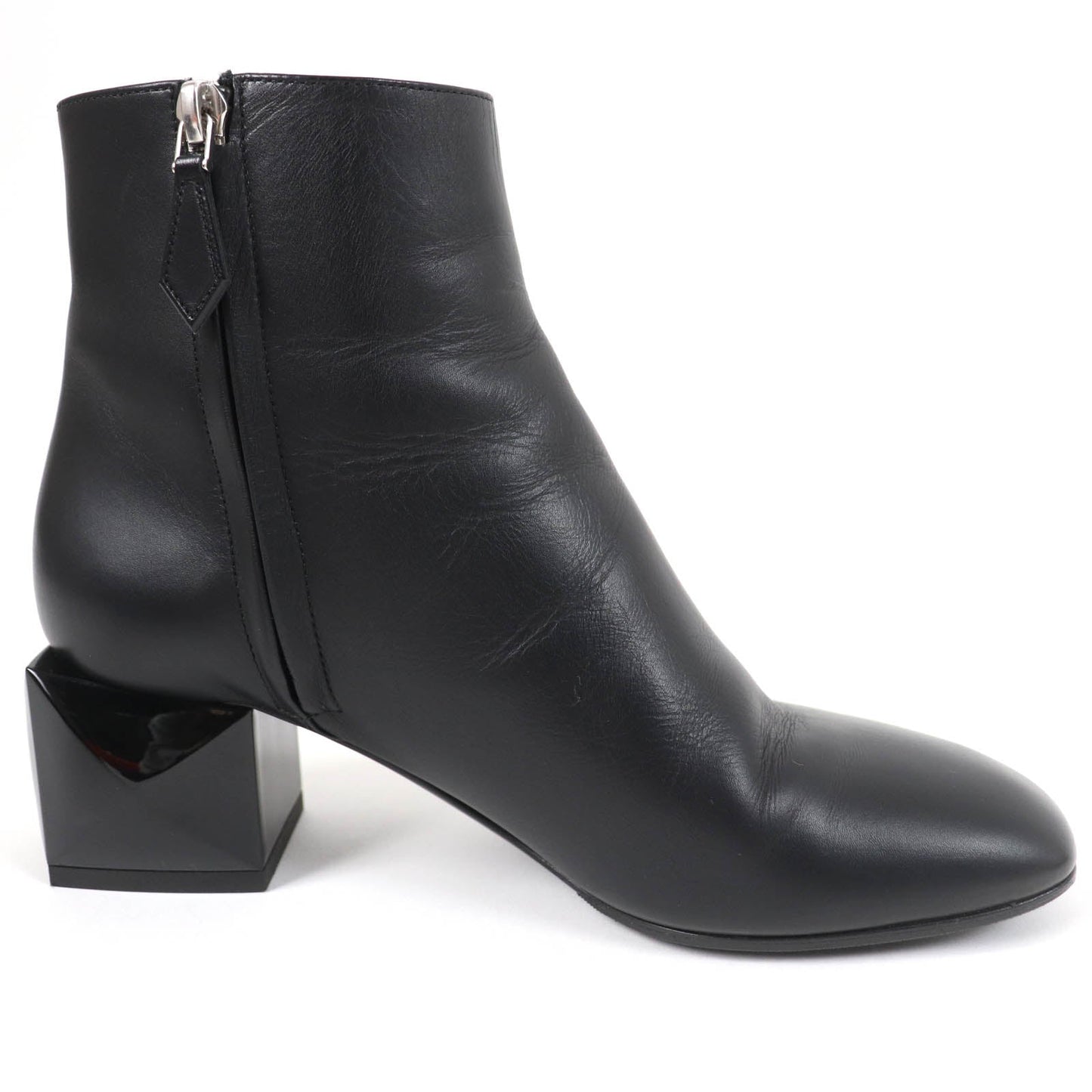 HERMES Ankle boots Main: Leather black Women 36  d