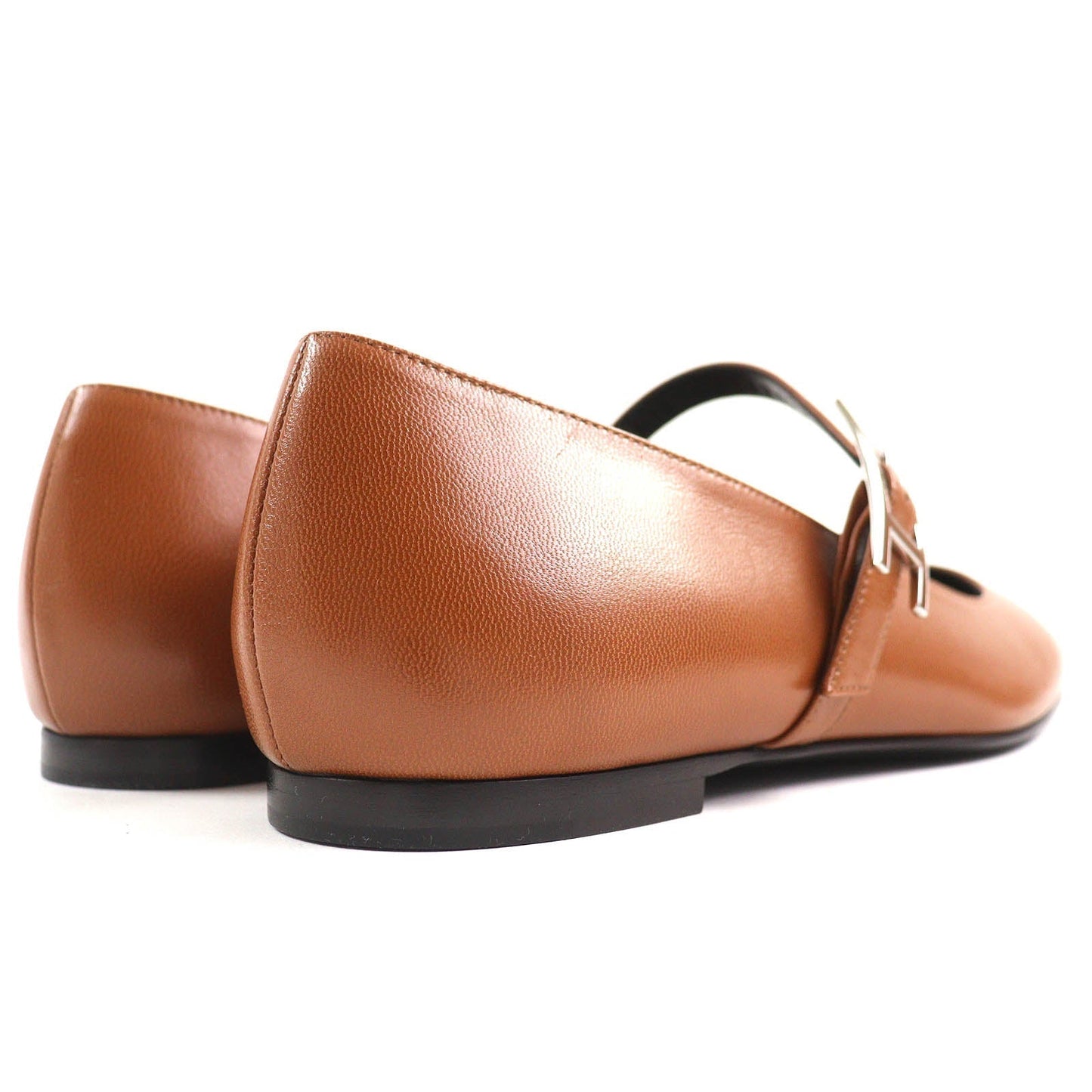 HERMES Ballet shoes 242047Z Main: Leather Maron Alzan Jane Women 36  d