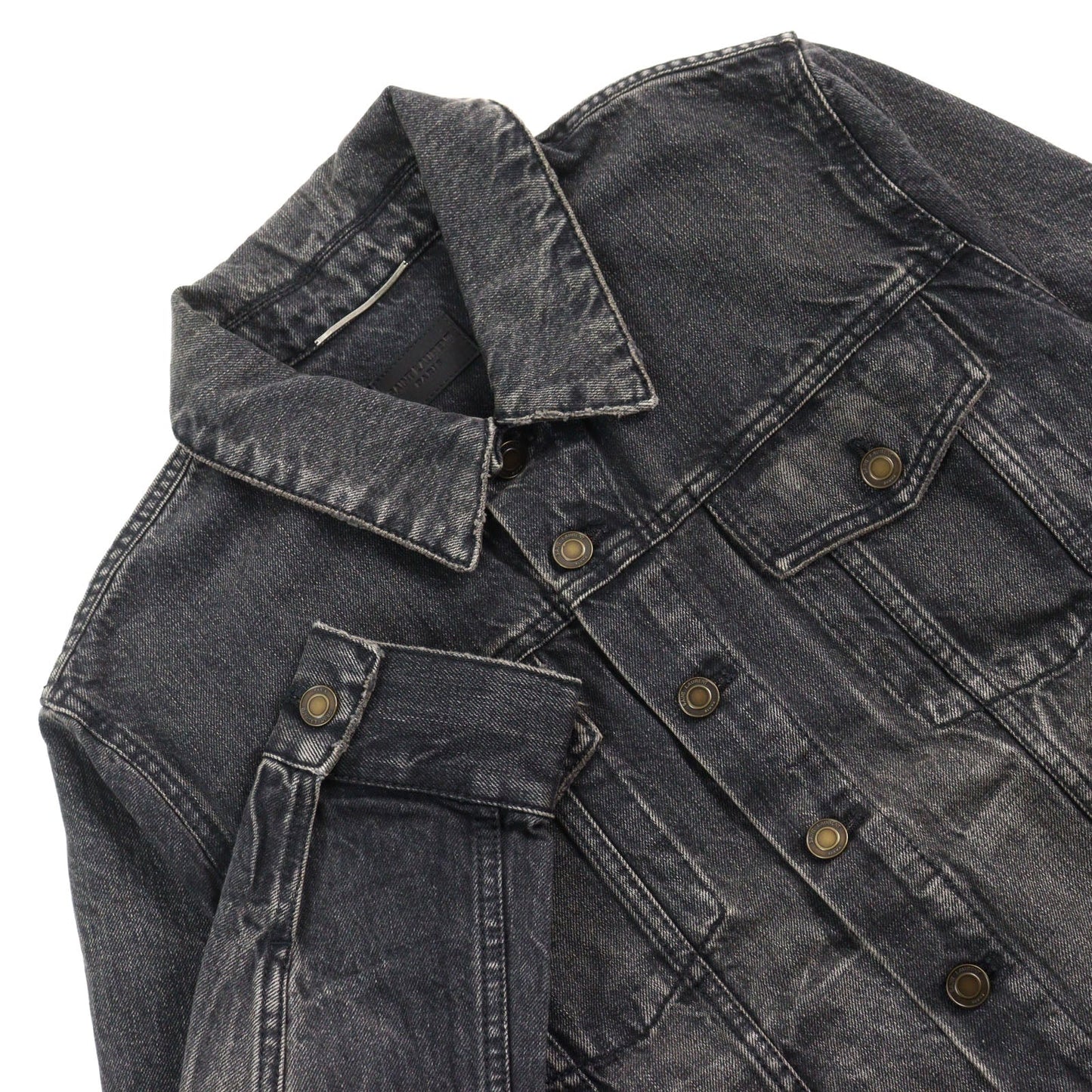 Saint Laurent Denim Jacket Dark Gray S