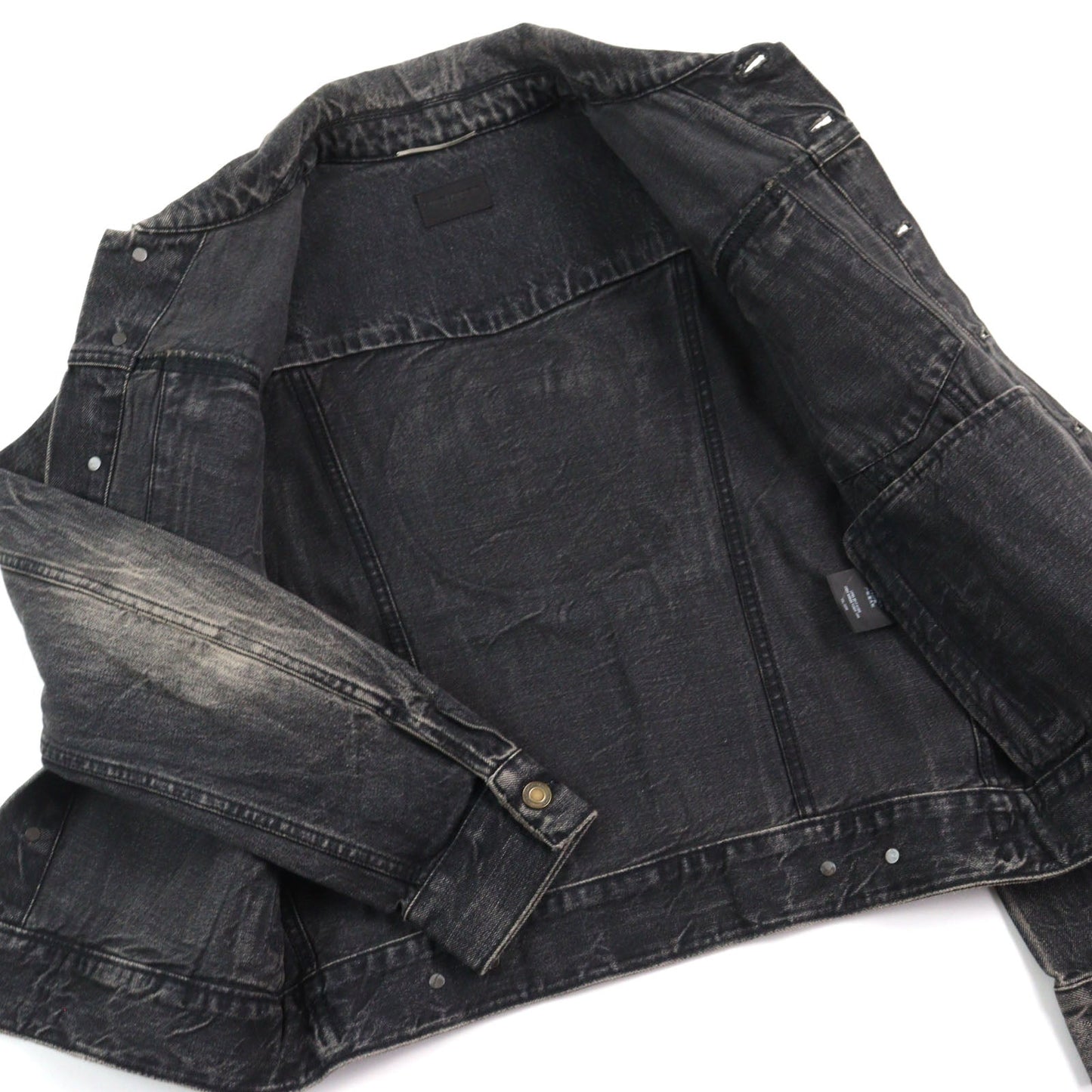Saint Laurent Denim Jacket Dark Gray S