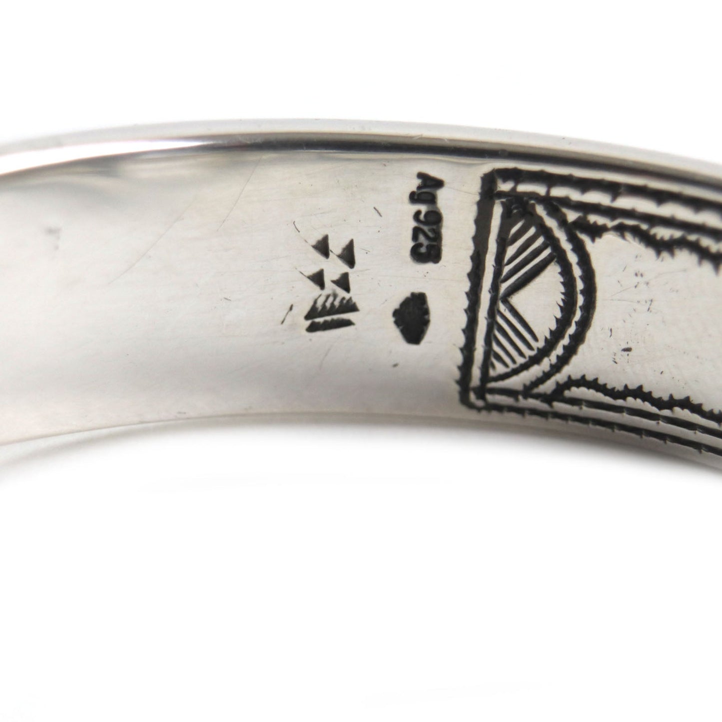 HERMES bracelet Main: AG925 Silver Tuareg bangle mens  d