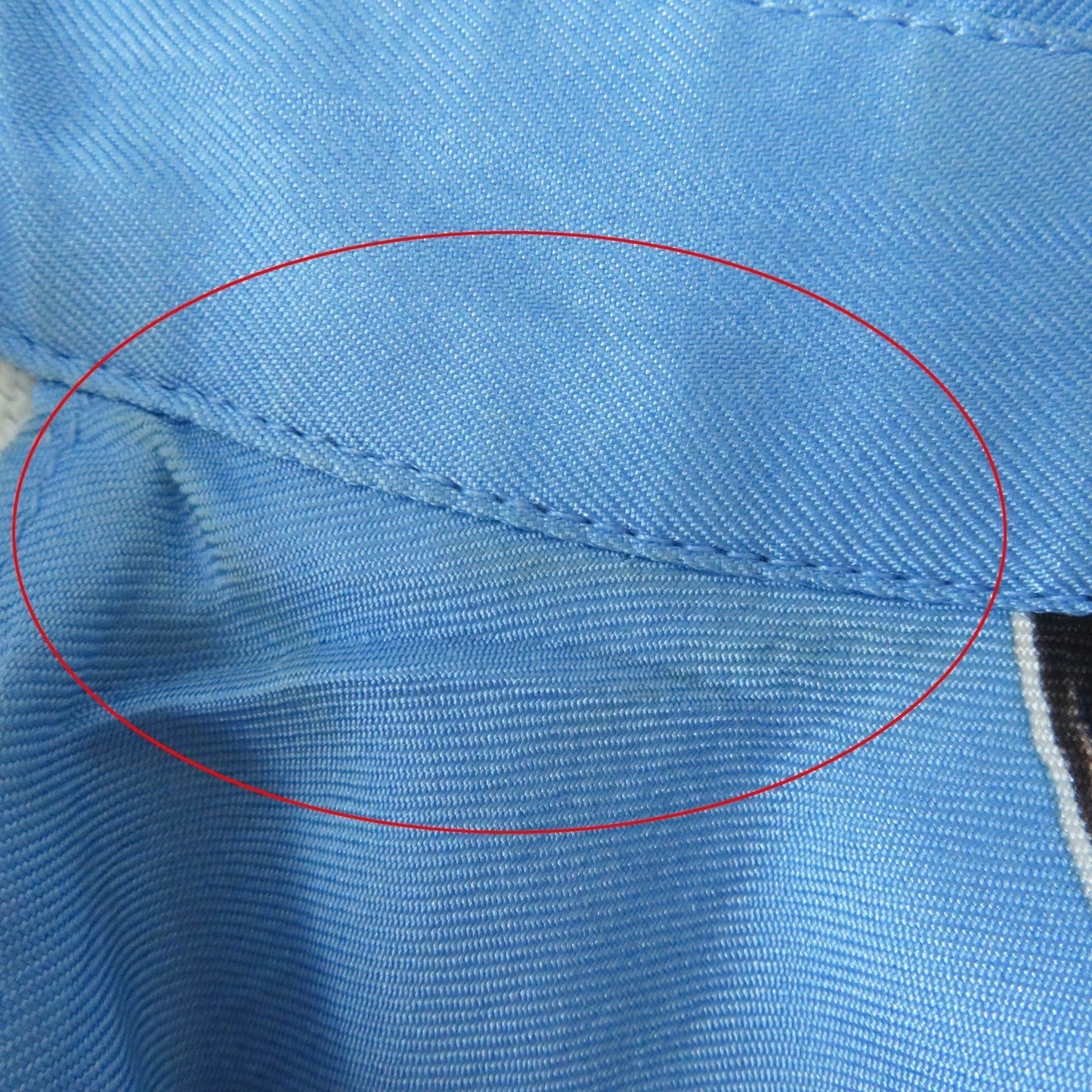 HERMES Short sleeve polo shirt Main: 100% silk, Main: 85% cotton, Main: 15% cashmere Light blue white The Precious Life of the Mediterranean Women M  d