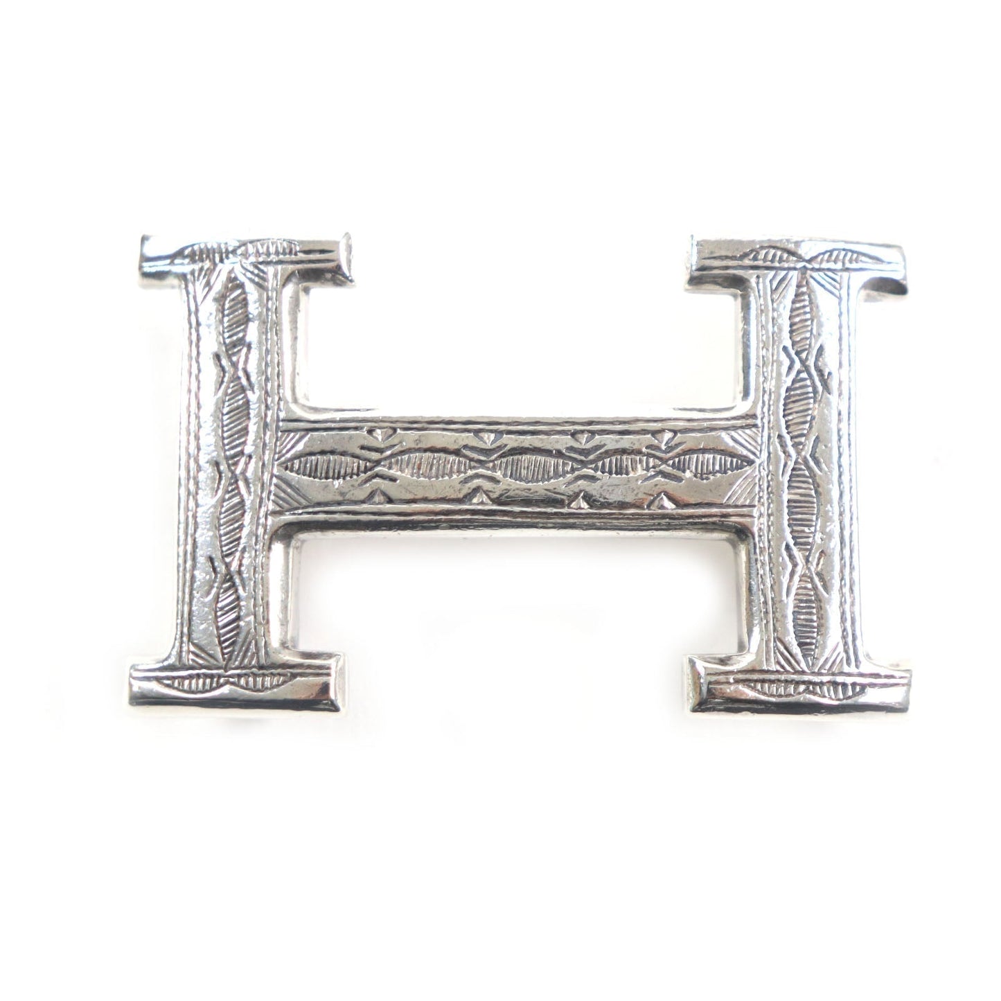 HERMES belt Main: SV925 Silver Touareg Buckle mens  d