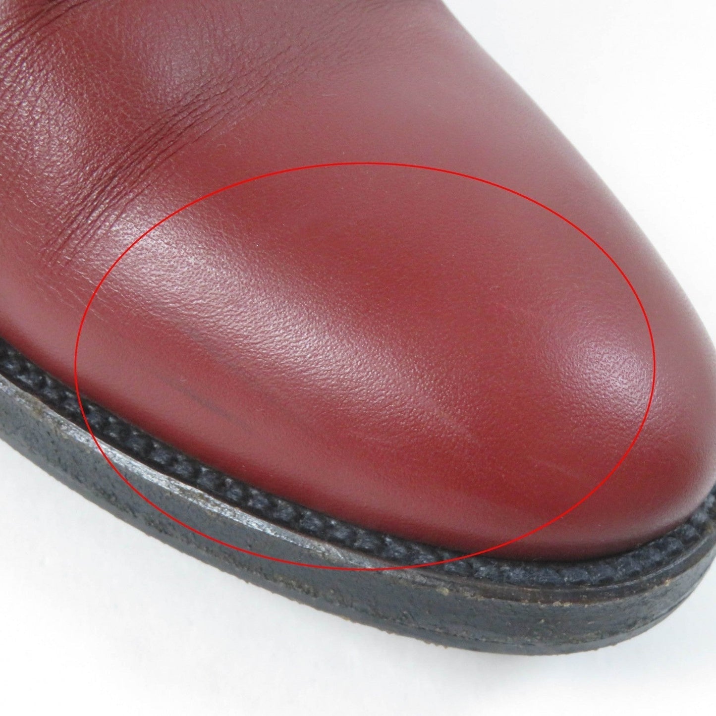 HERMES boots Main: Leather Red type Women 37  d