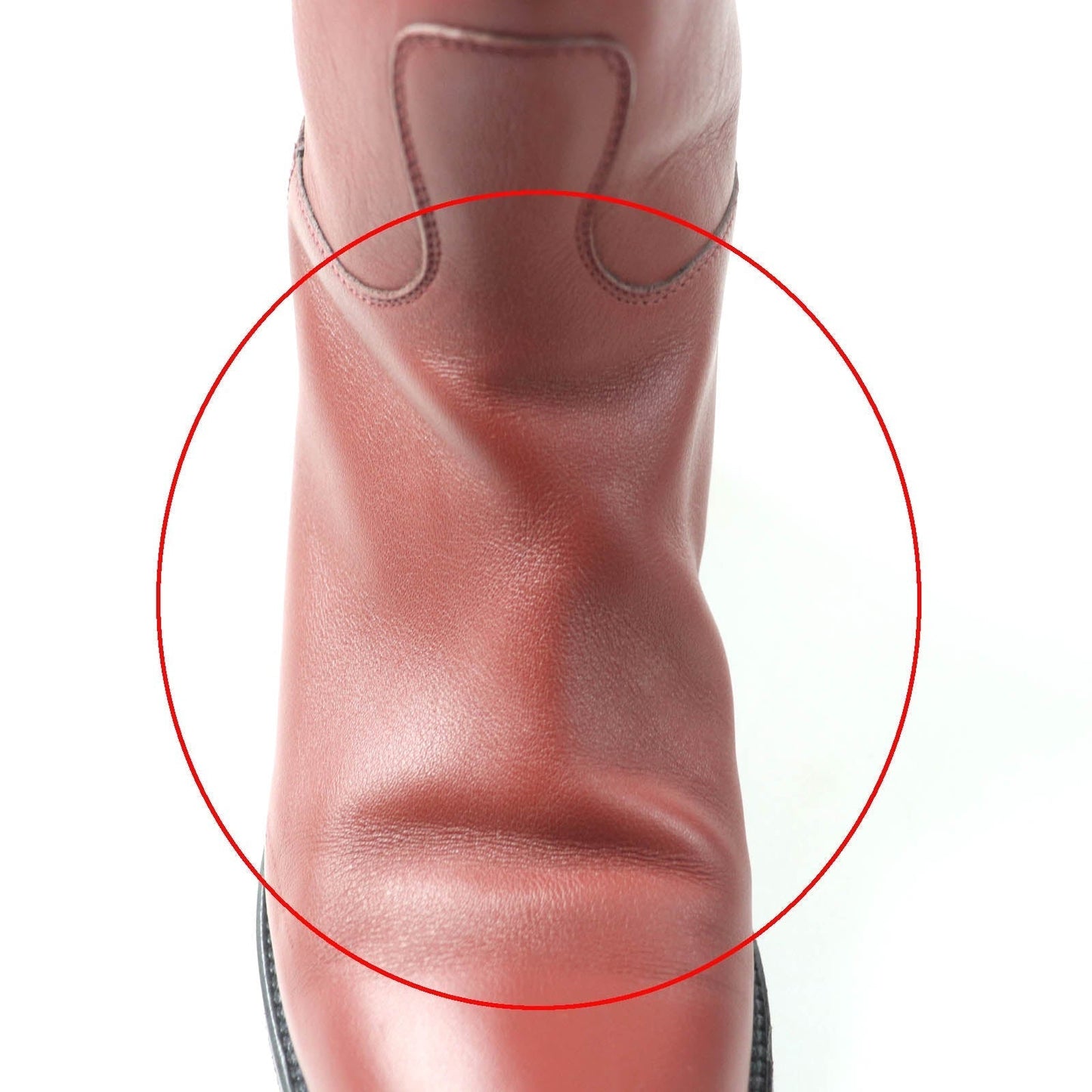 HERMES boots Main: Leather Red type Women 37  d