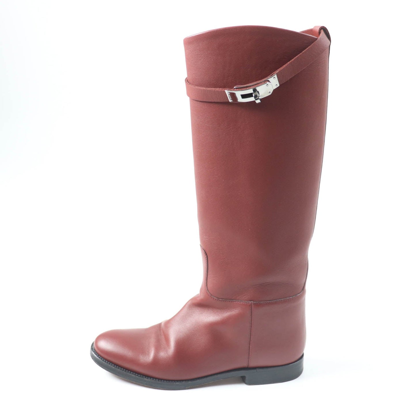 HERMES boots Main: Leather Red type Women 37  d