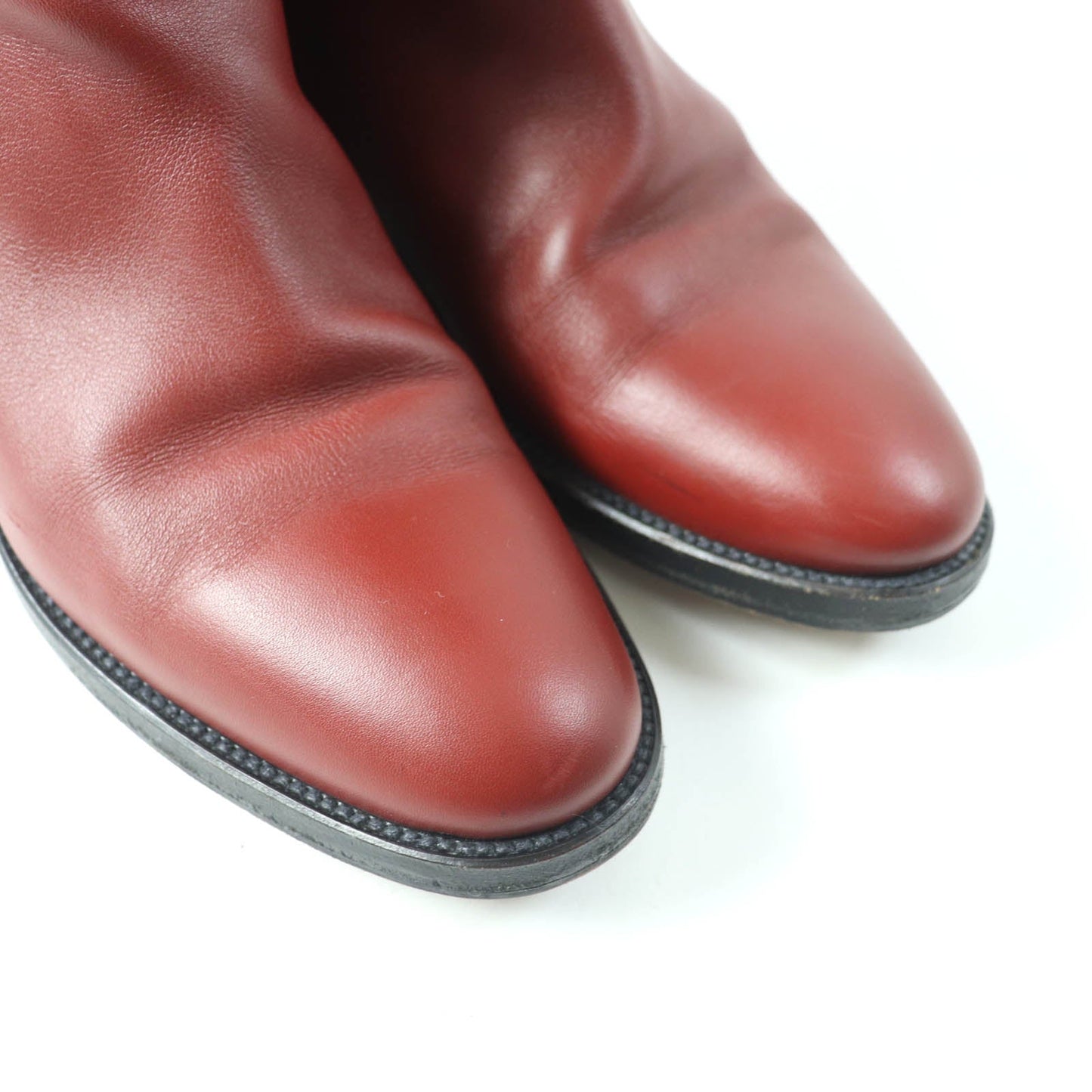 HERMES boots Main: Leather Red type Women 37  d