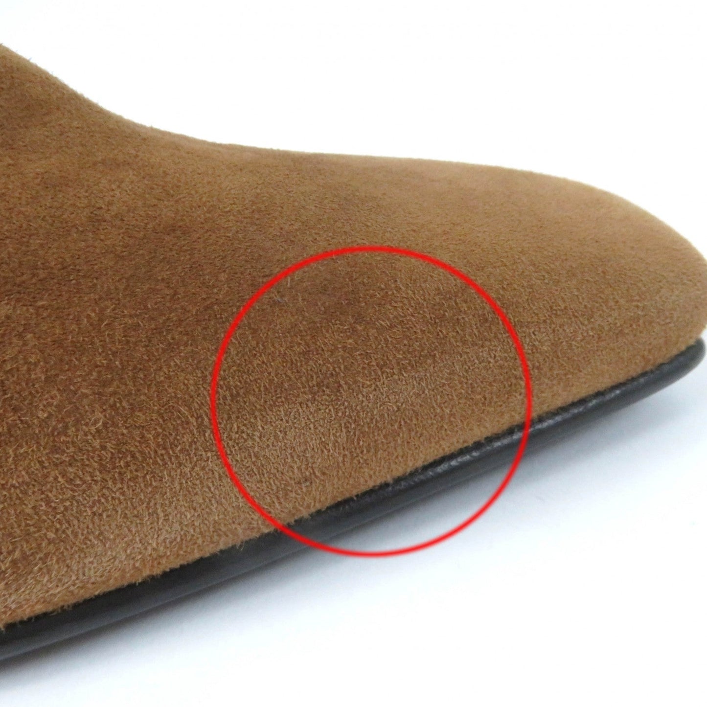 HERMES short boots Main: Suede leather Brown Oh Mage Women 36  d
