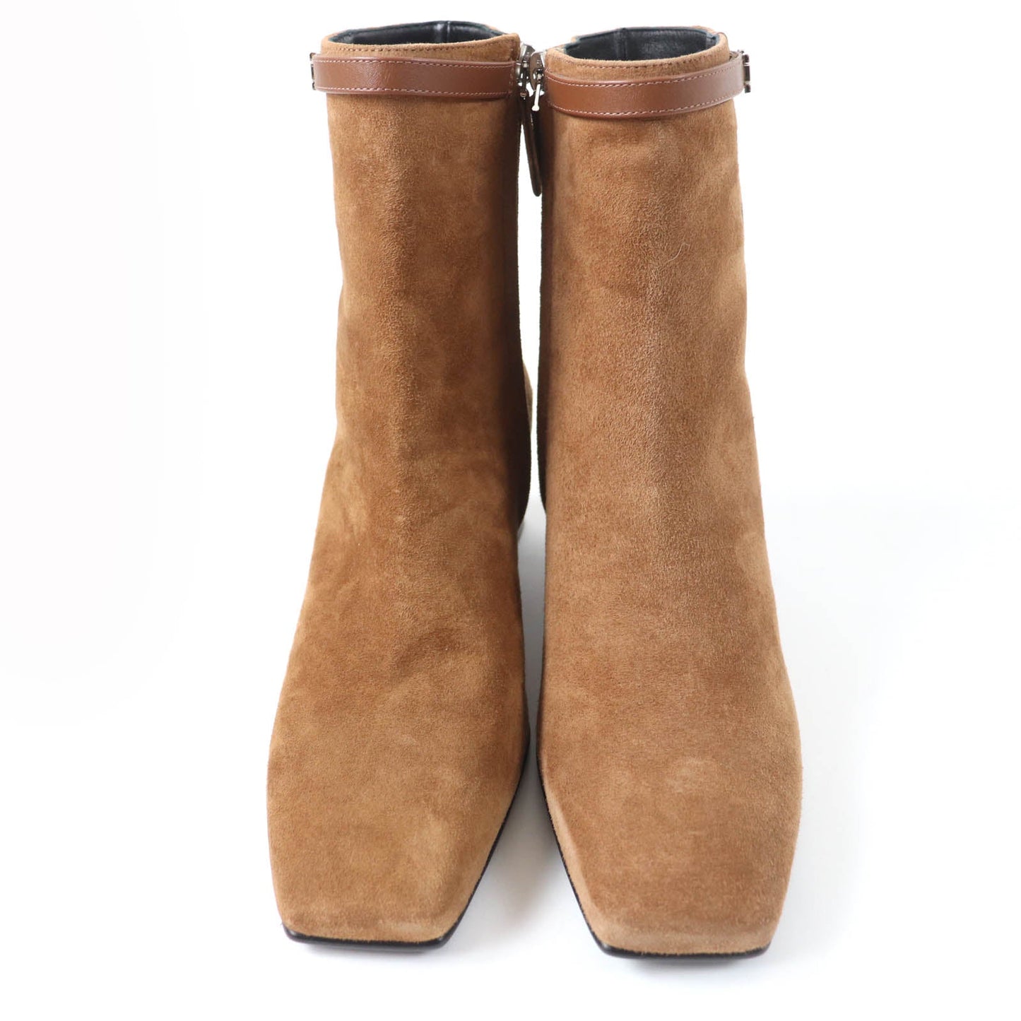 HERMES short boots Main: Suede leather Brown Oh Mage Women 36  d