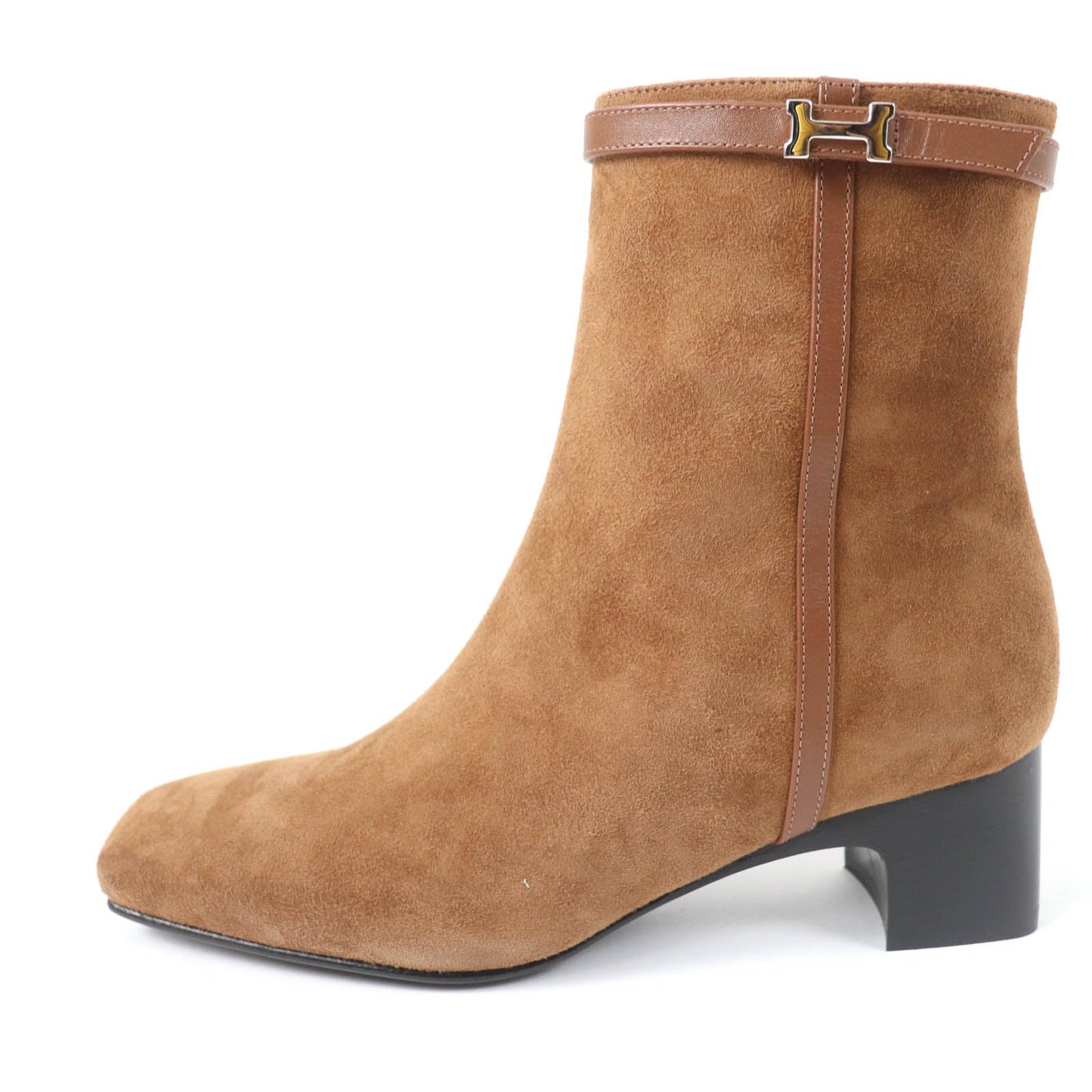HERMES short boots Main: Suede leather Brown Oh Mage Women 36  d