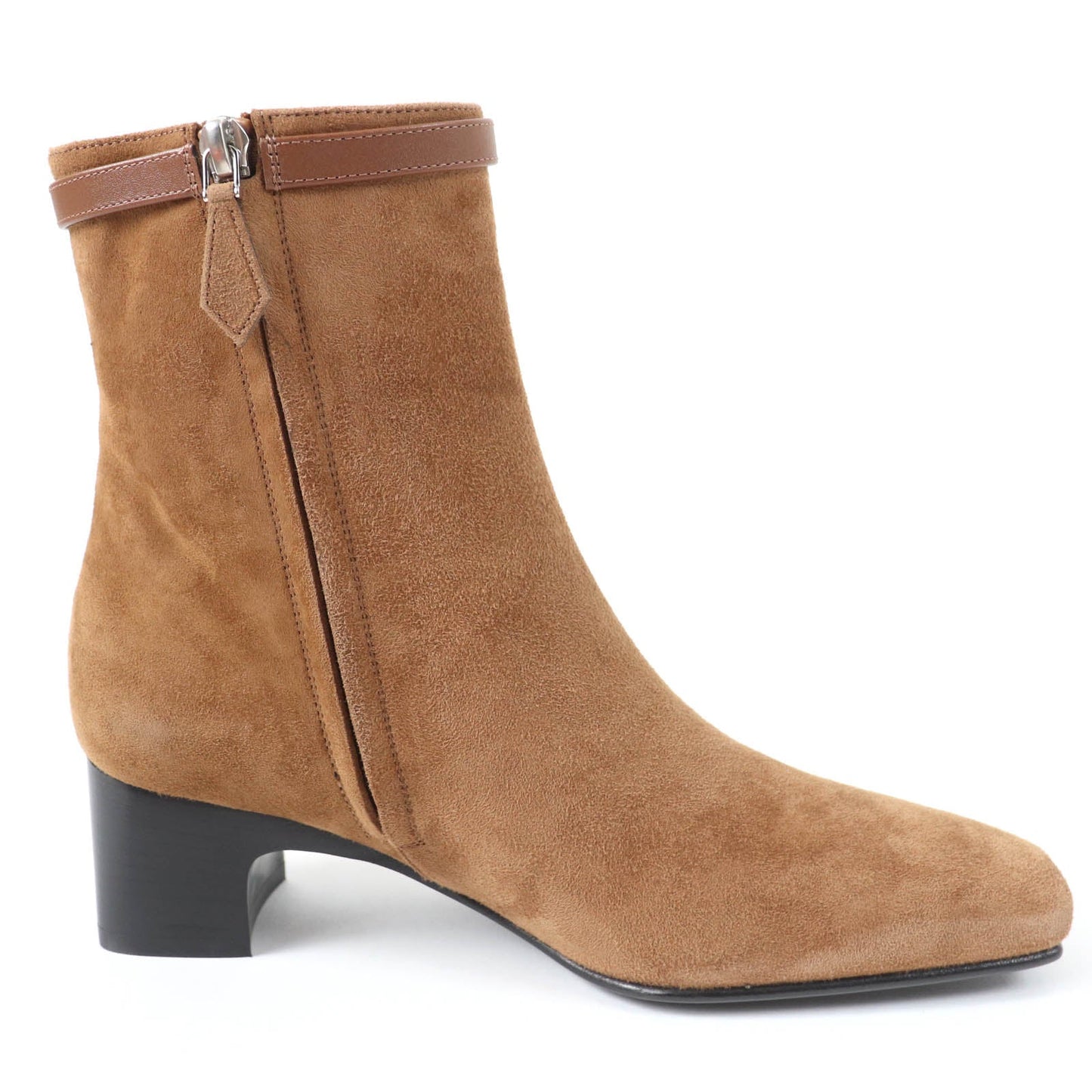 HERMES short boots Main: Suede leather Brown Oh Mage Women 36  d