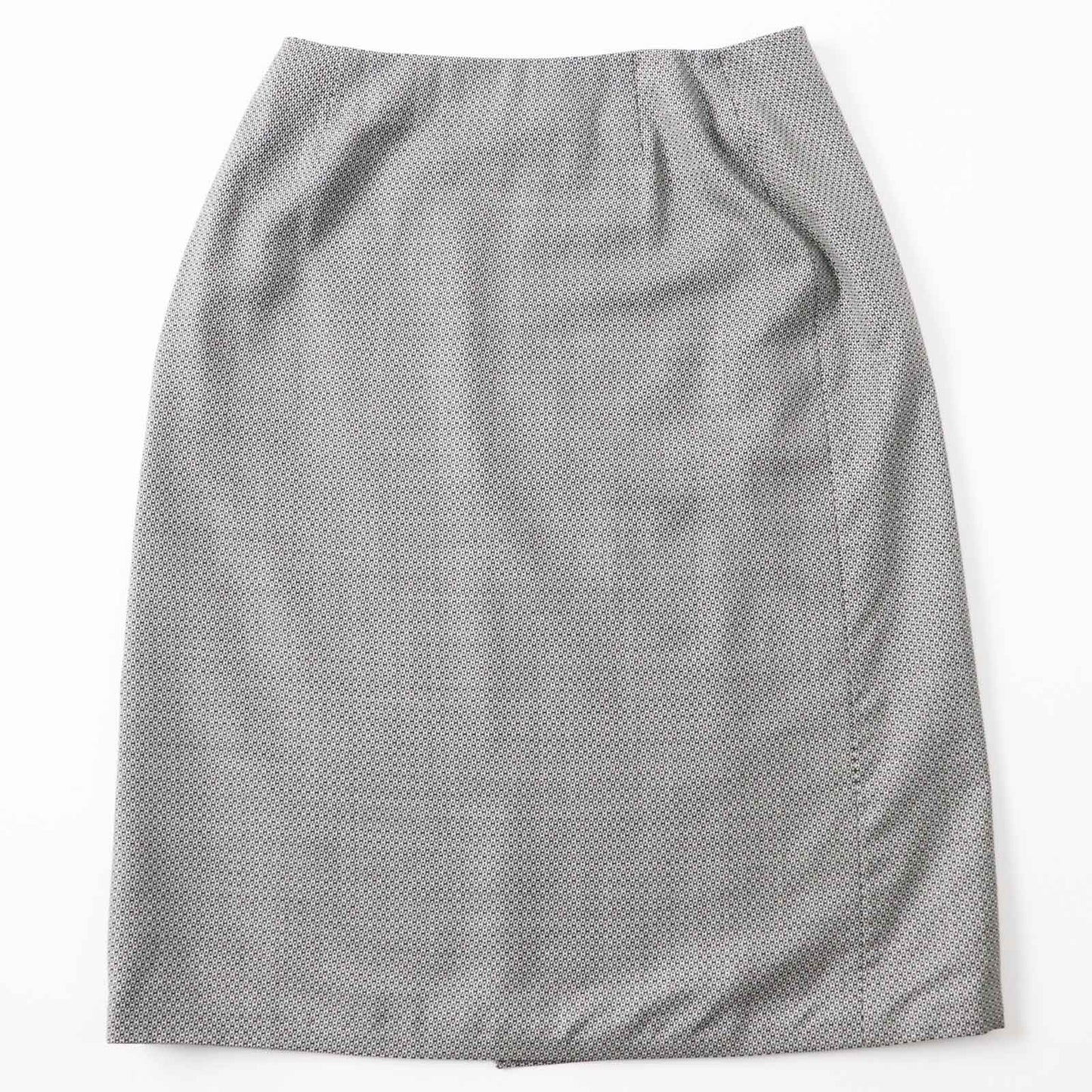 HERMES skirt Outer material: 90% wool, Outer material: 10% silk Black beige Margiela period Women 34  d