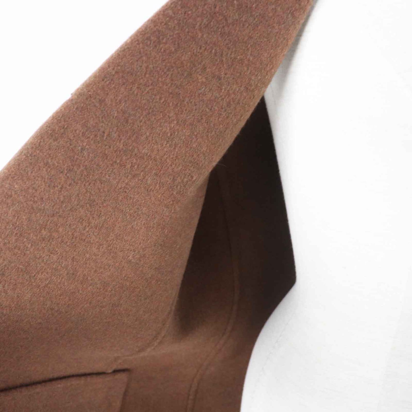 HERMES Best 3H0198DB Main: 100% cashmere Brown Women 38  d
