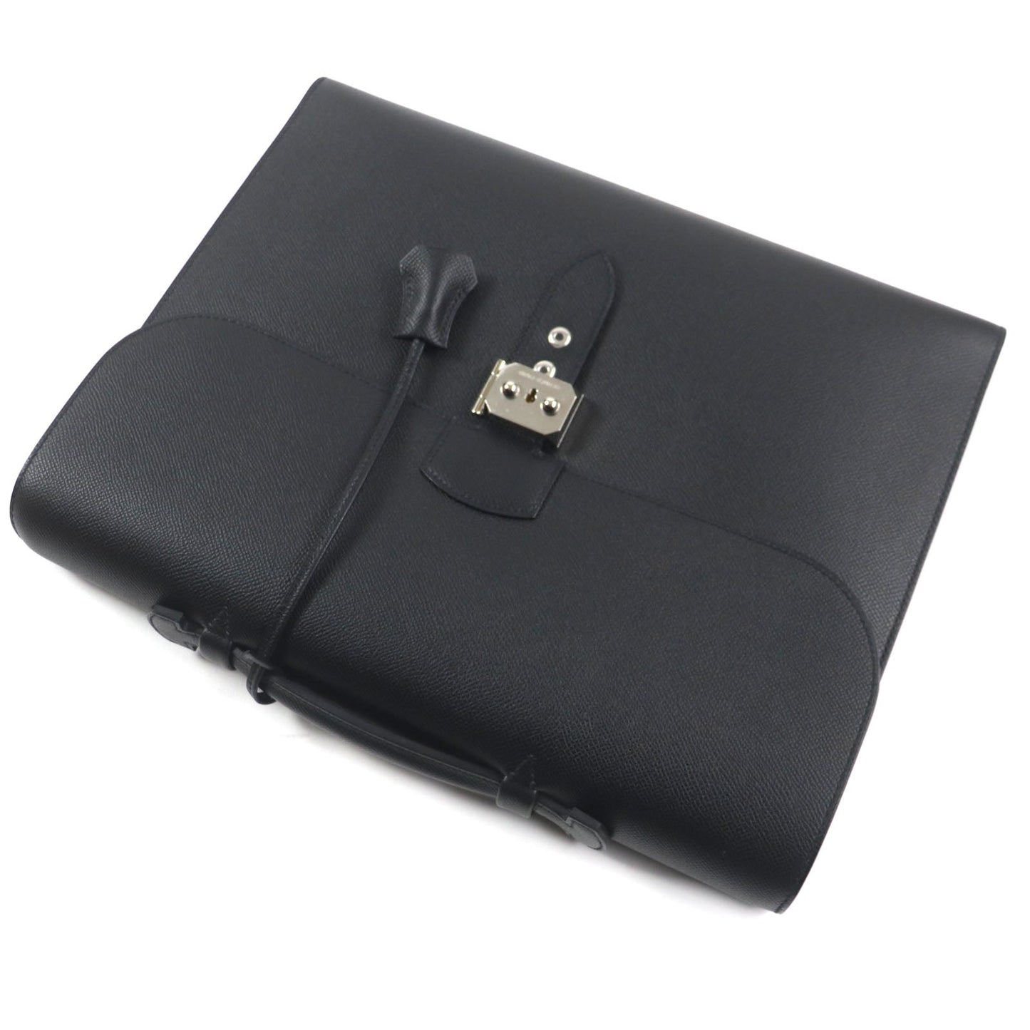 HERMES Briefcase Main: Epsom black Sac Adepeche Lite 1-37 mens  d