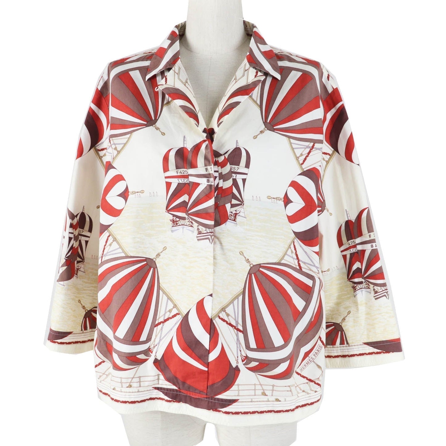 HERMES tops Main: 100% cotton Multi Margiela period Women 40  d